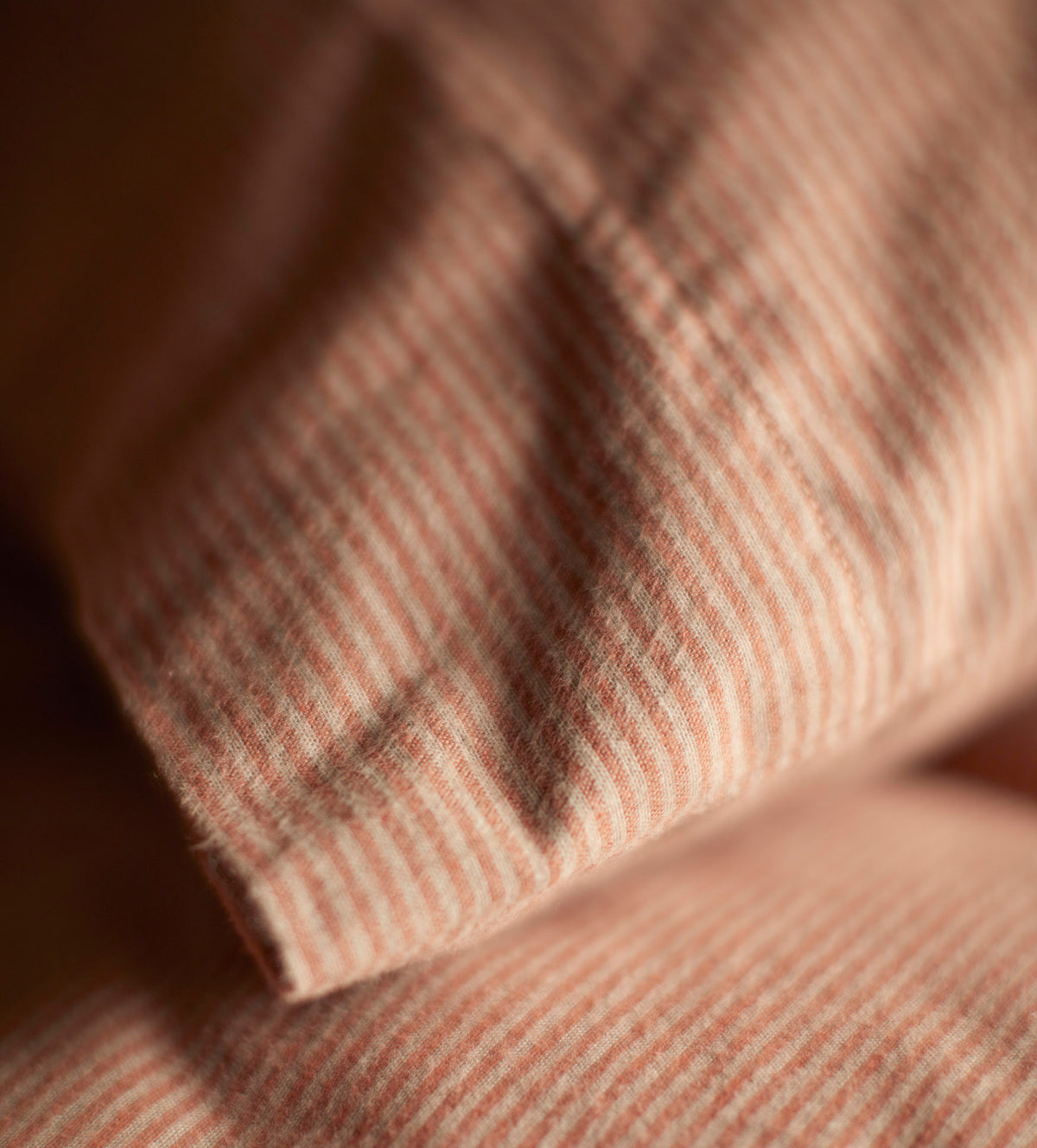 Albie Stripe Brushed 100% Organic Cotton Pillowcase
