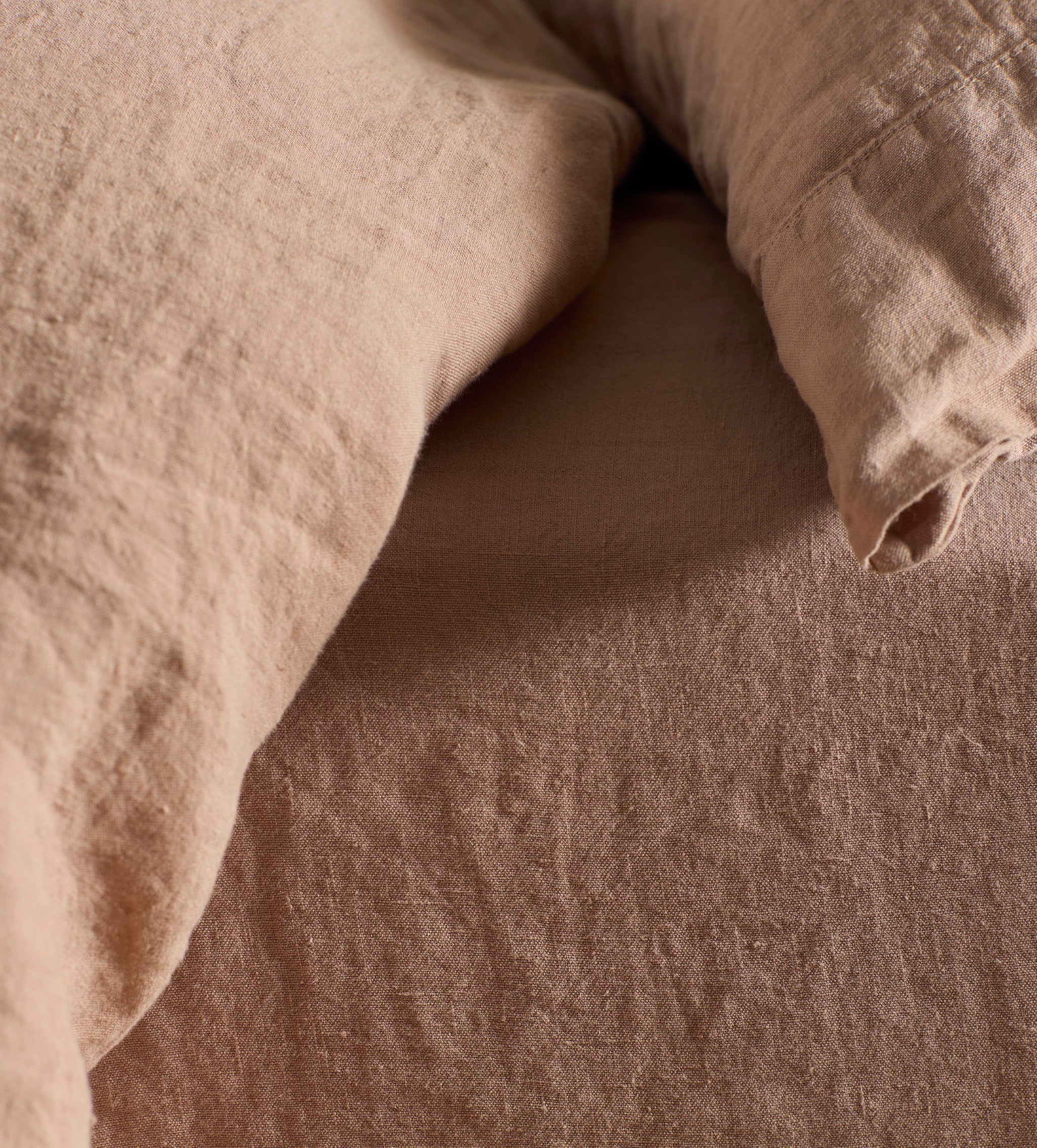 Almond 100% Linen Bed Linen