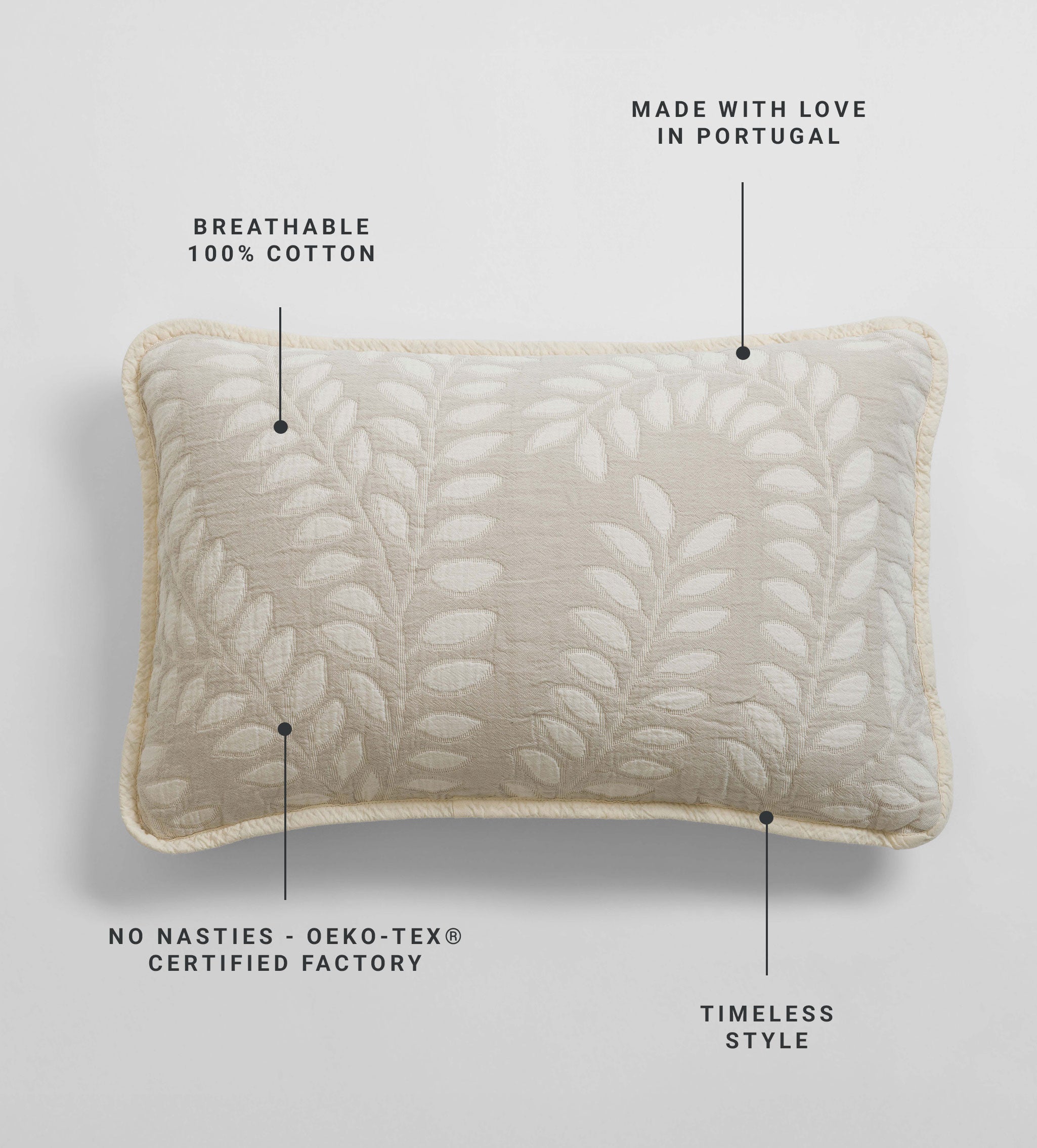 Annie 100% Cotton Cushion Cover
