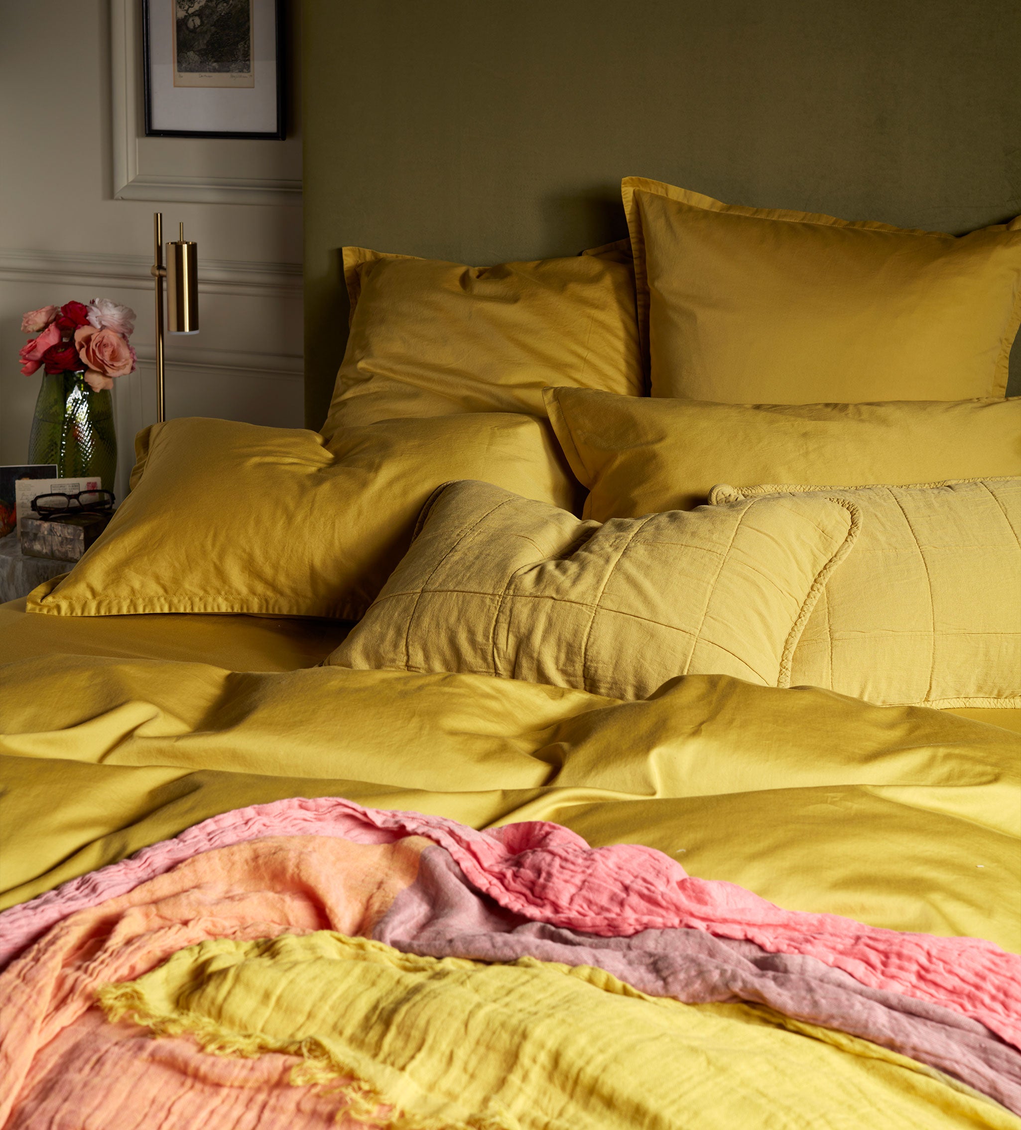 Nora Cotton Linen Throw