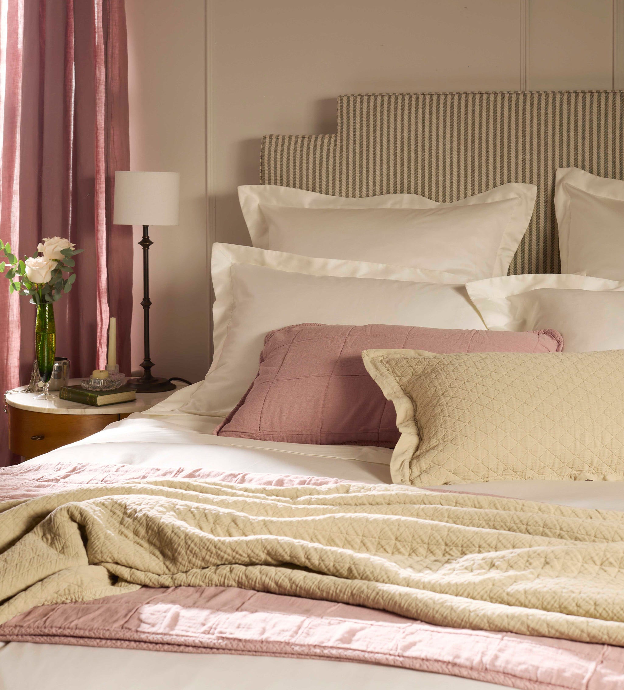 Cream Luxury 600 Thread Count 100% Cotton Bed Linen