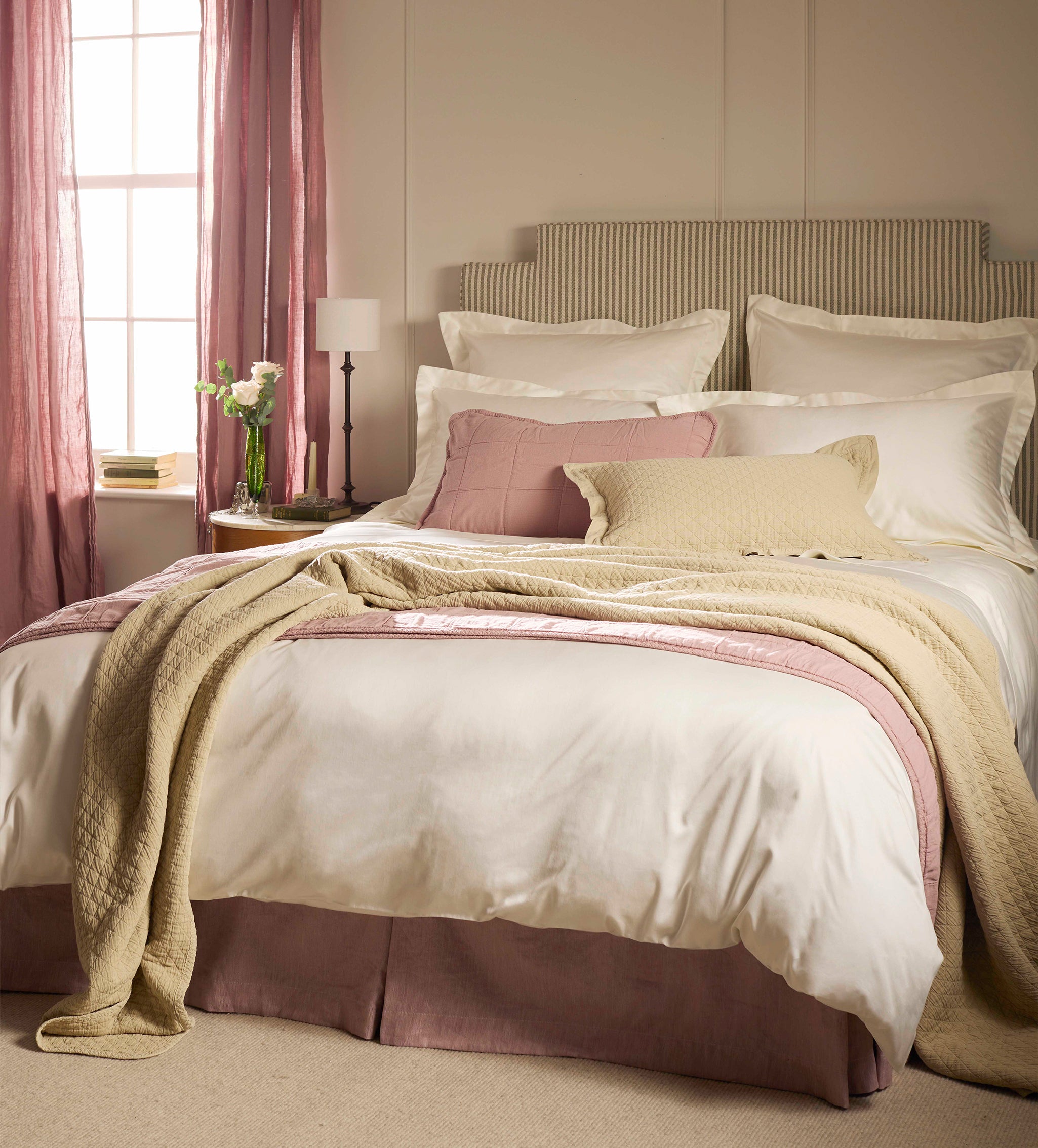 Cream Luxury 600 Thread Count 100% Cotton Bed Linen