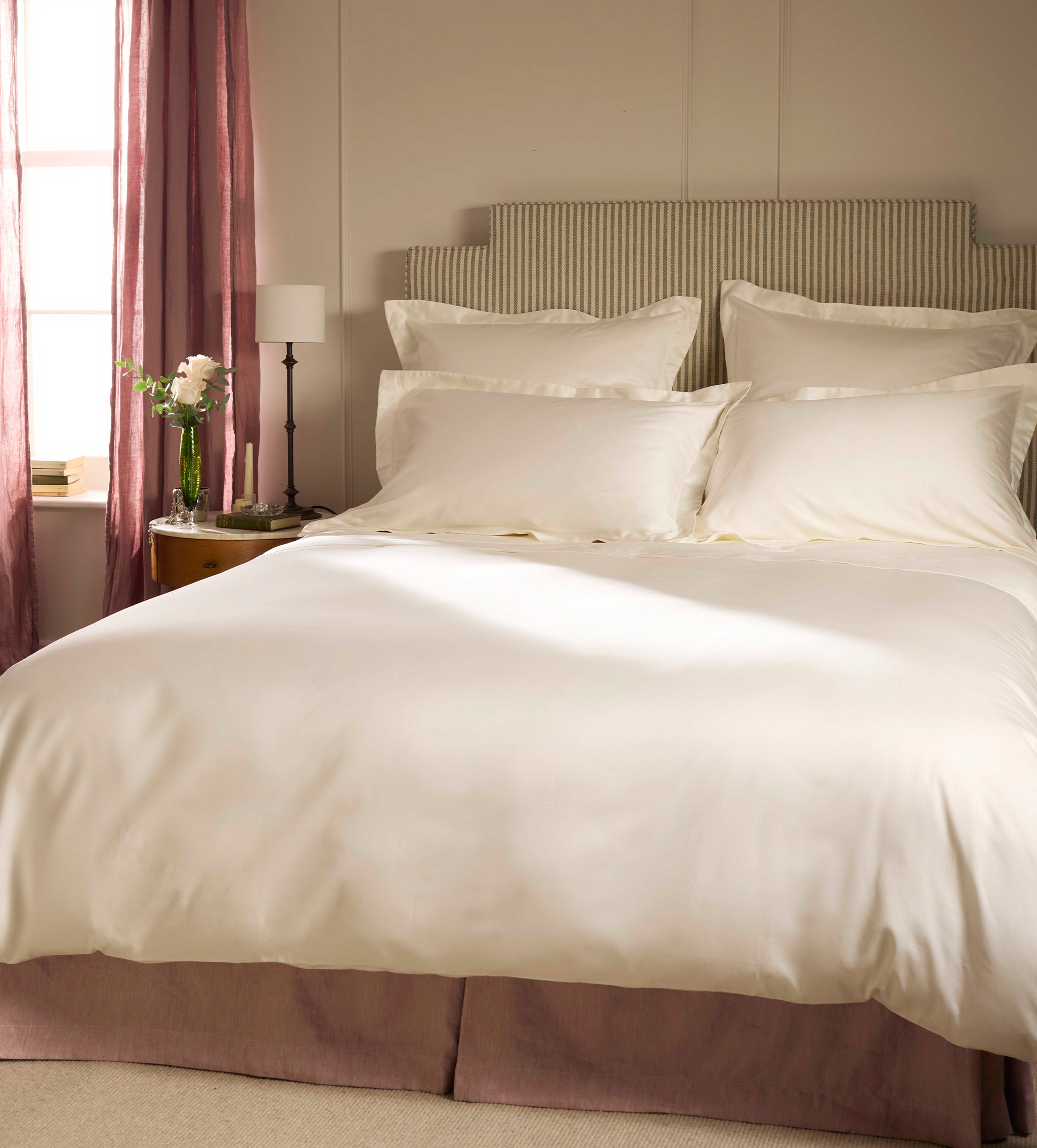 Cream Luxury 600 Thread Count 100% Cotton Bed Linen