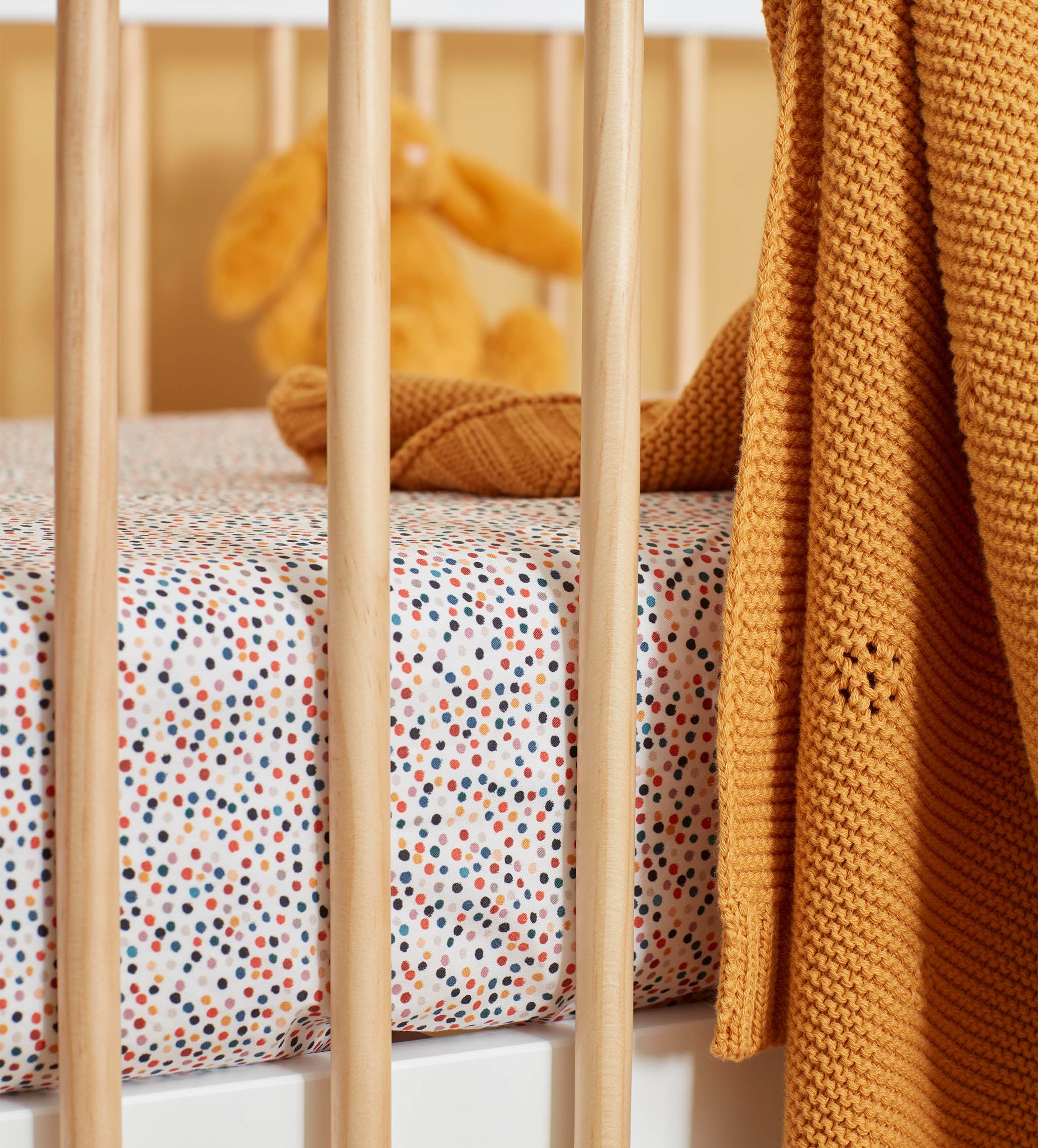 Frankie Baby Fitted Sheet Small Cot Secret Linen Store