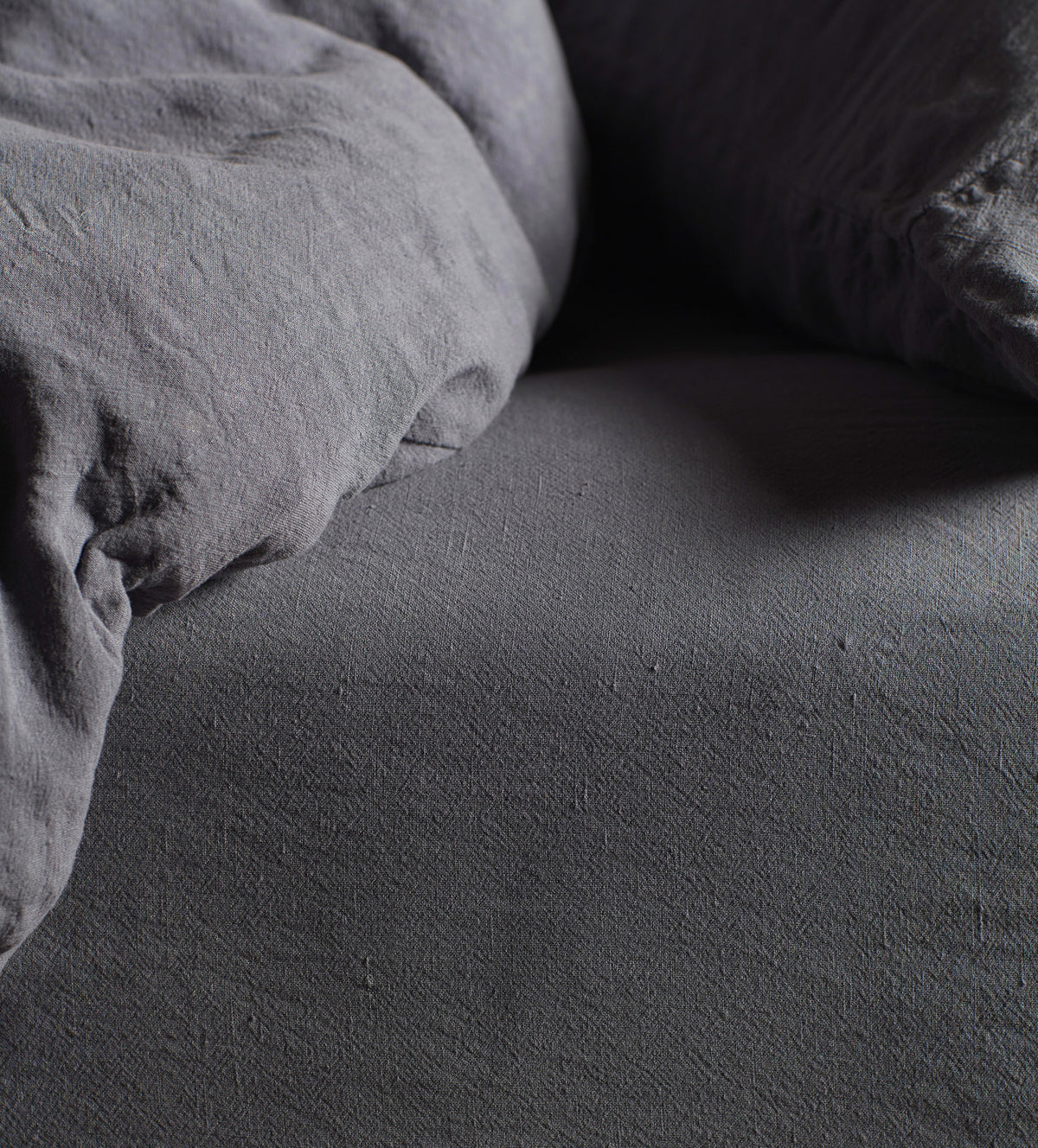 French Blue Super Hero Linen Blend Bed Linen