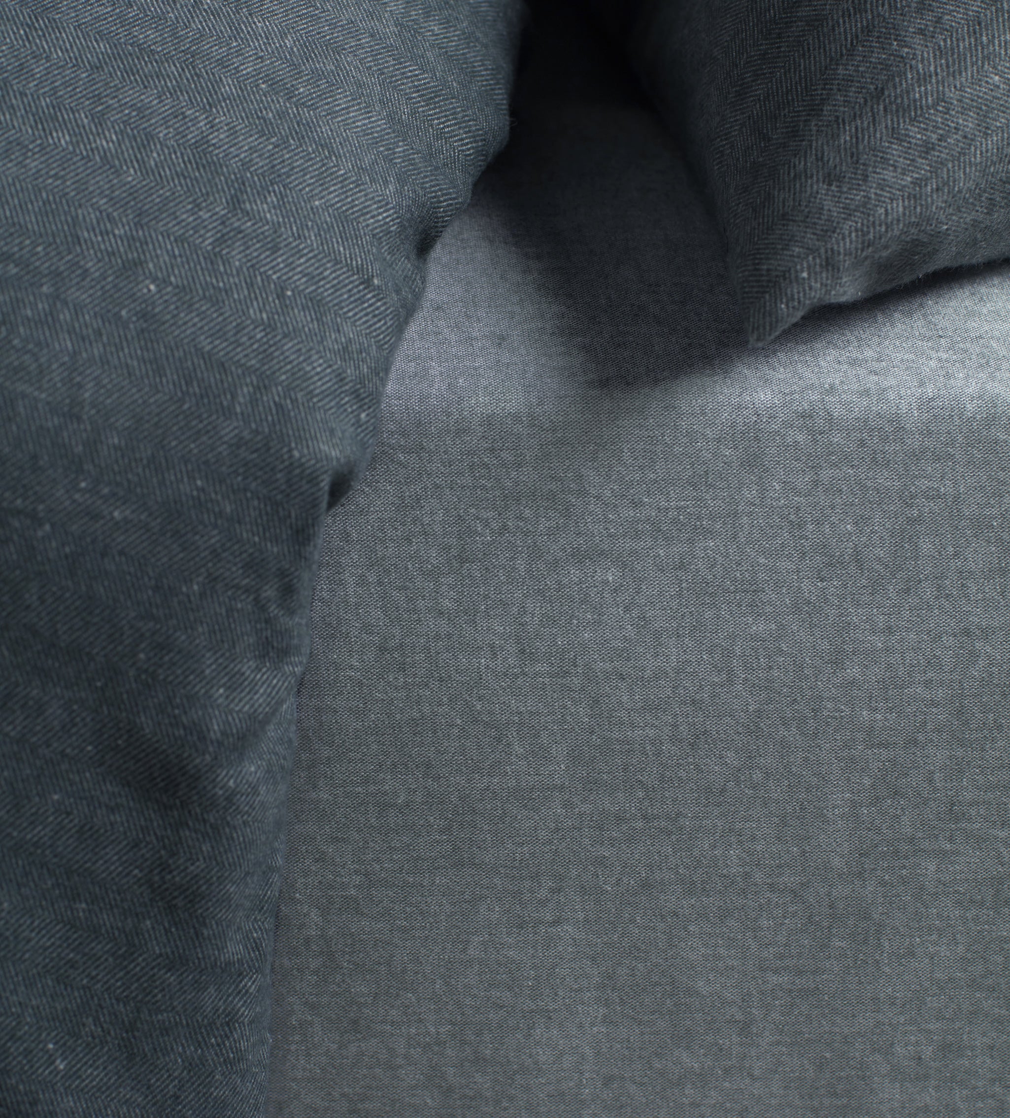 Darkest Spruce Brushed 100% Organic Cotton Fitted Sheet