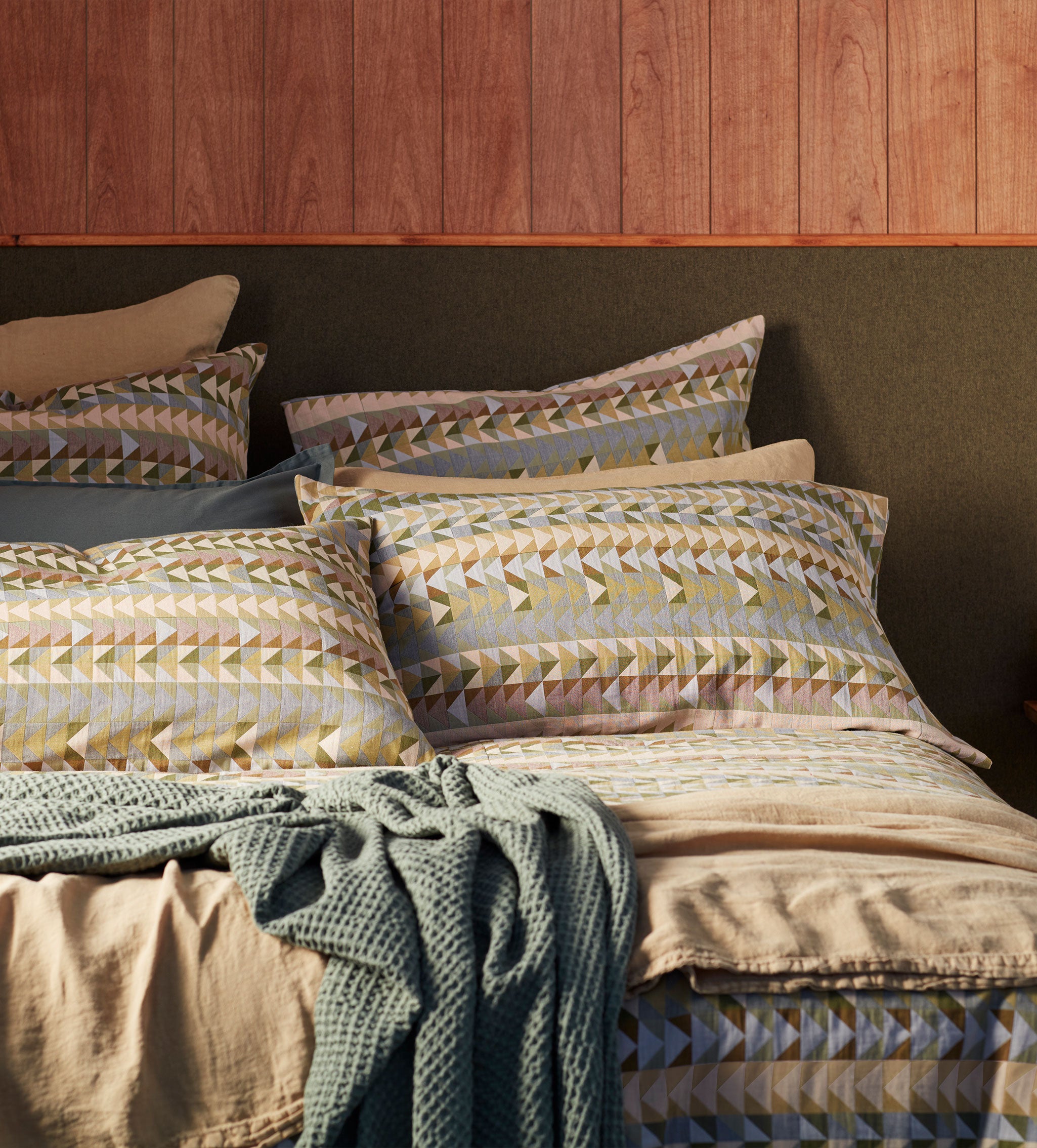 Green Jude 100% Cotton Duvet Cover