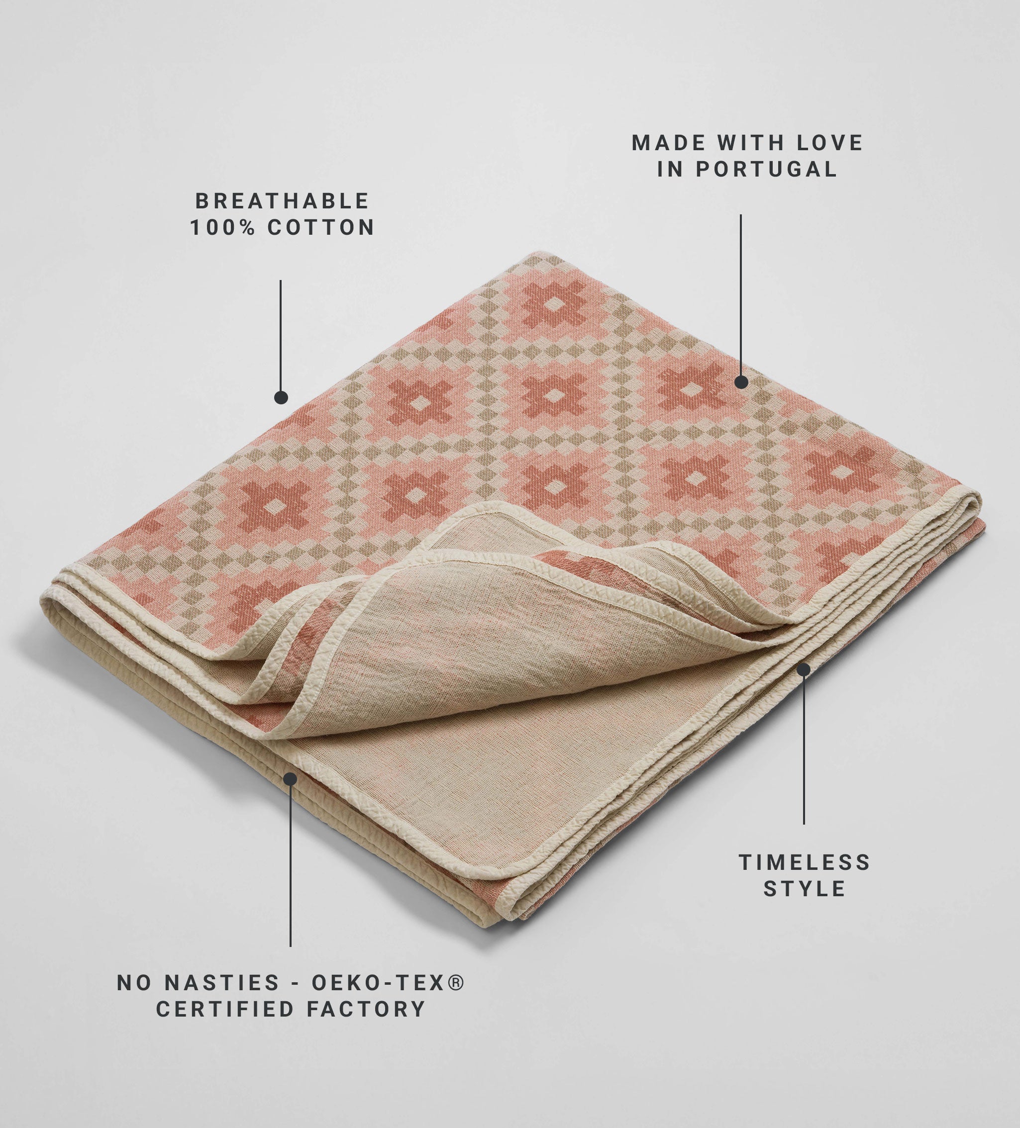 Lally 100% Cotton Throw