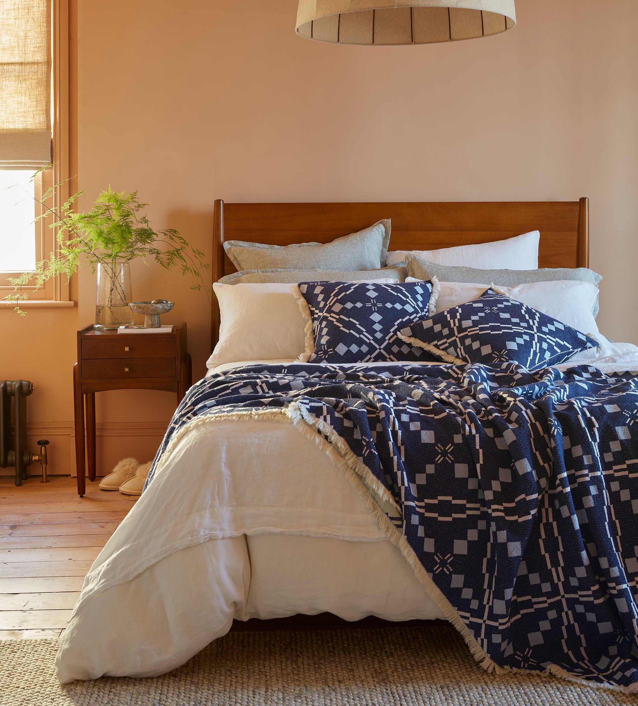 Cream 100% Linen Flat Sheet