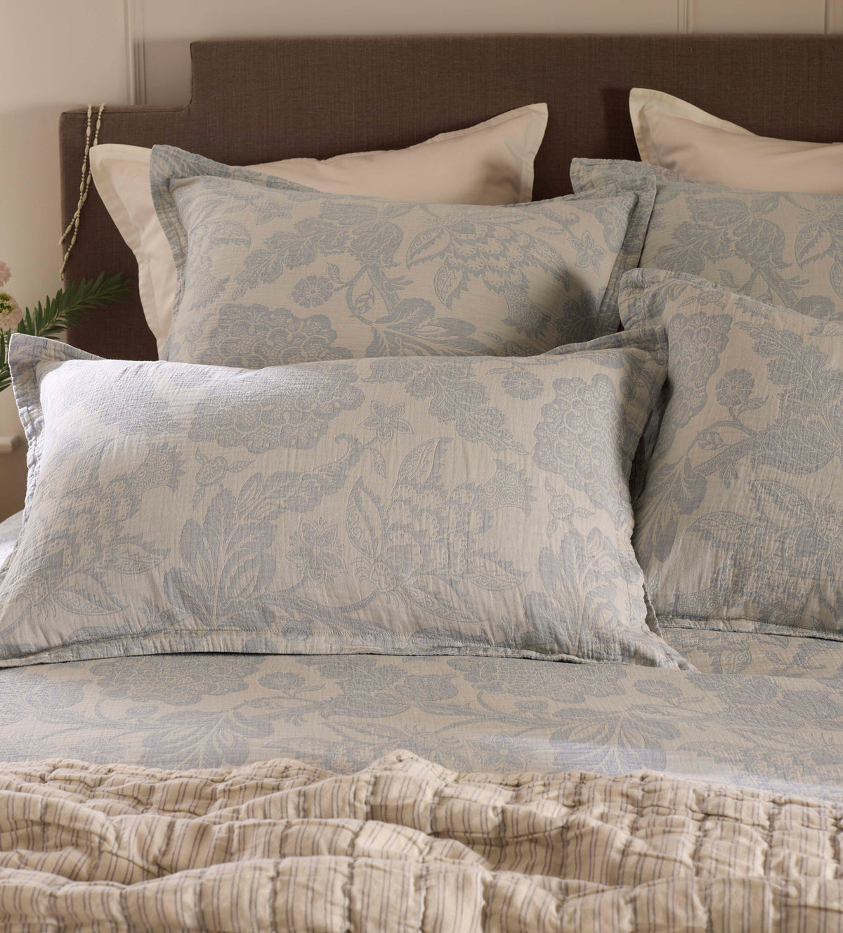 Matilda Jacquard 100% Cotton Pillowcase