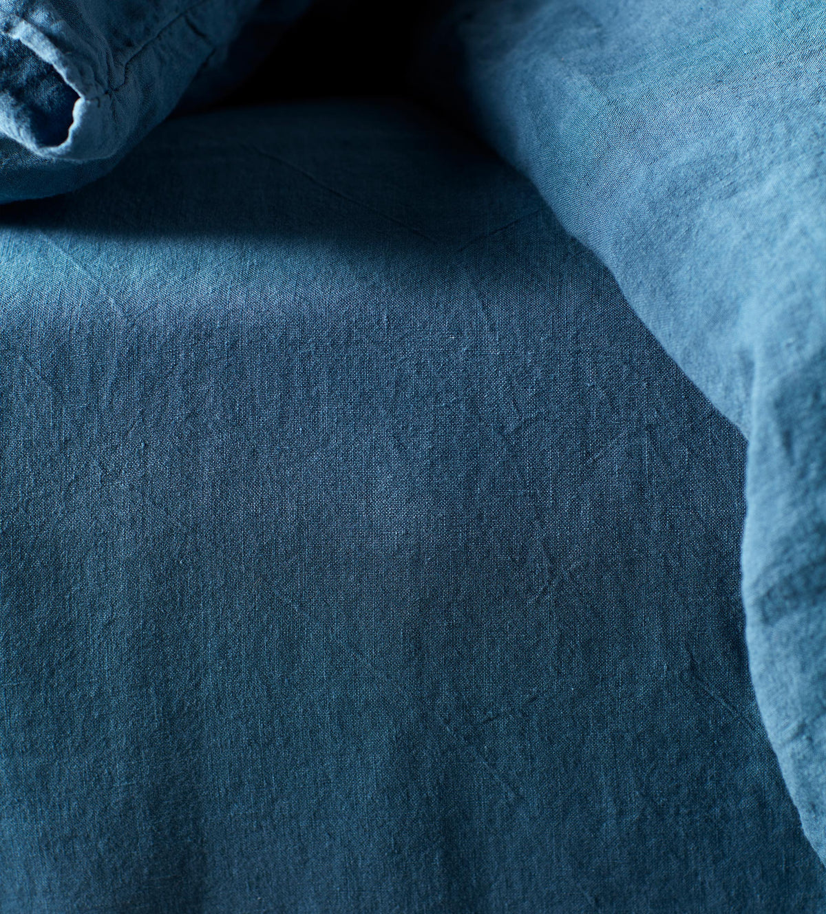 Peacock 100% Linen Fitted Sheet