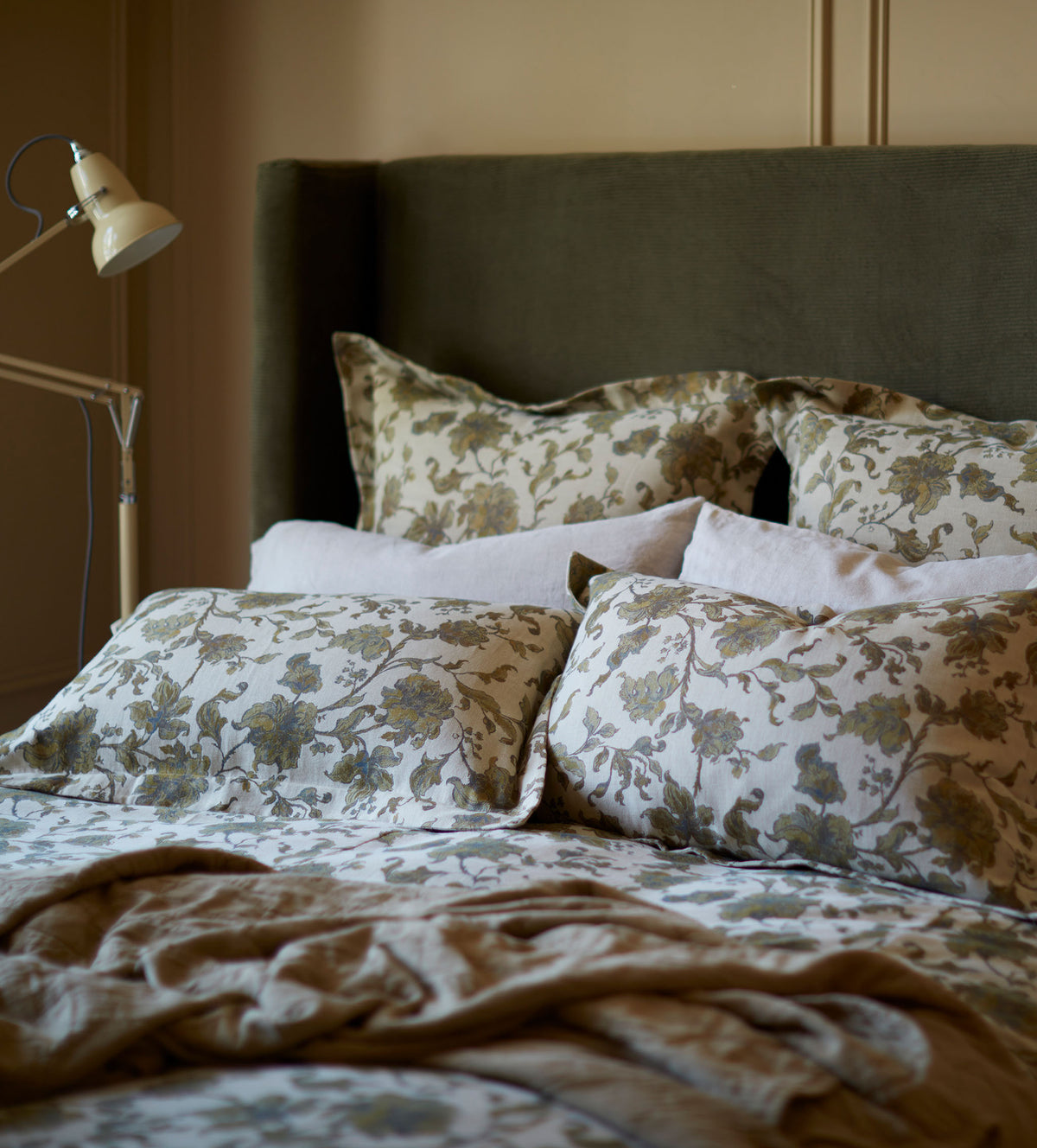 Rosie Floral Jacquard 100% Cotton Pillowcase