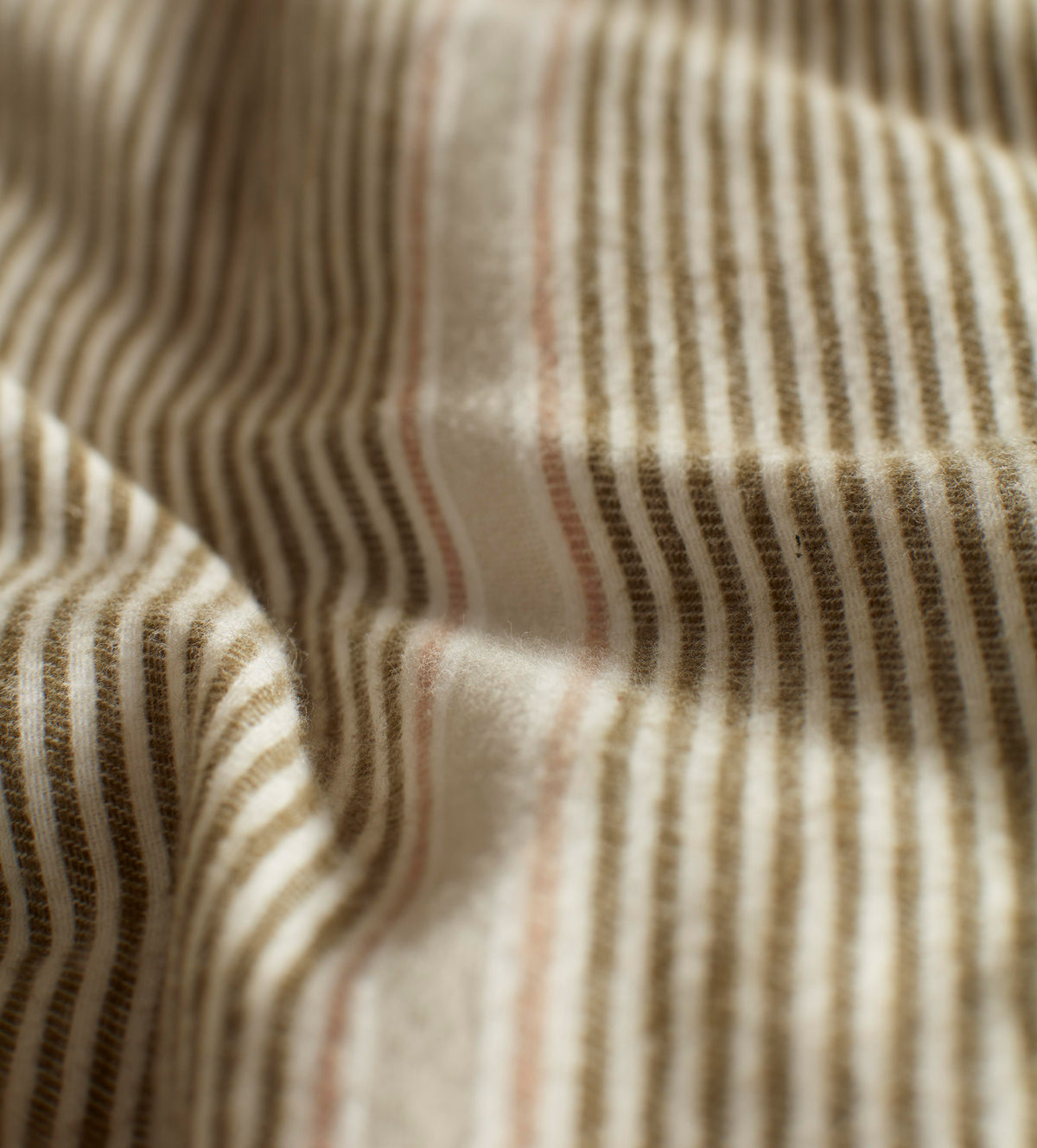 Sally Stripe Brushed 100% Organic Cotton Duvet Cover