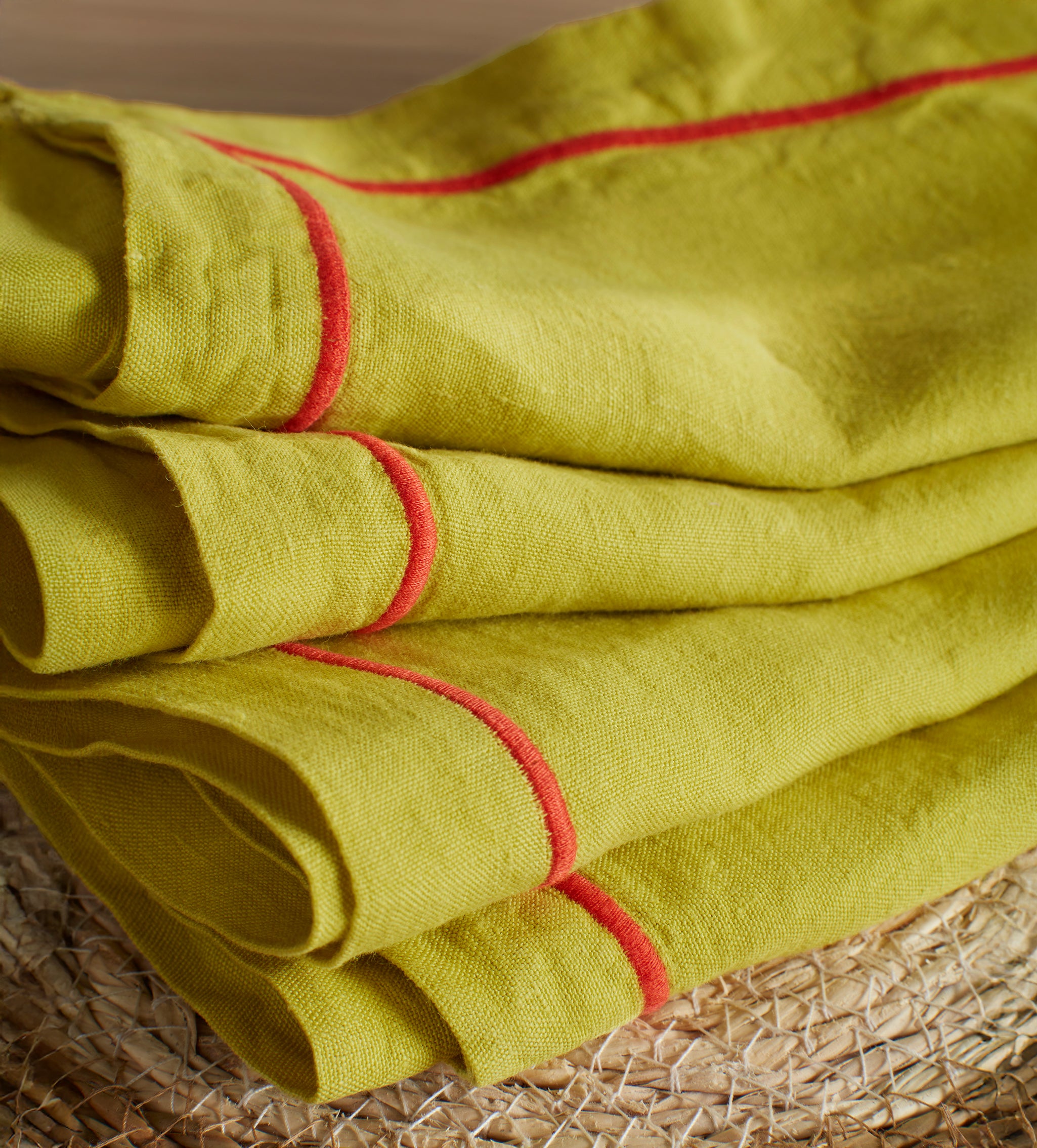 Glassette Vine 100% Linen Napkins - Set of 4