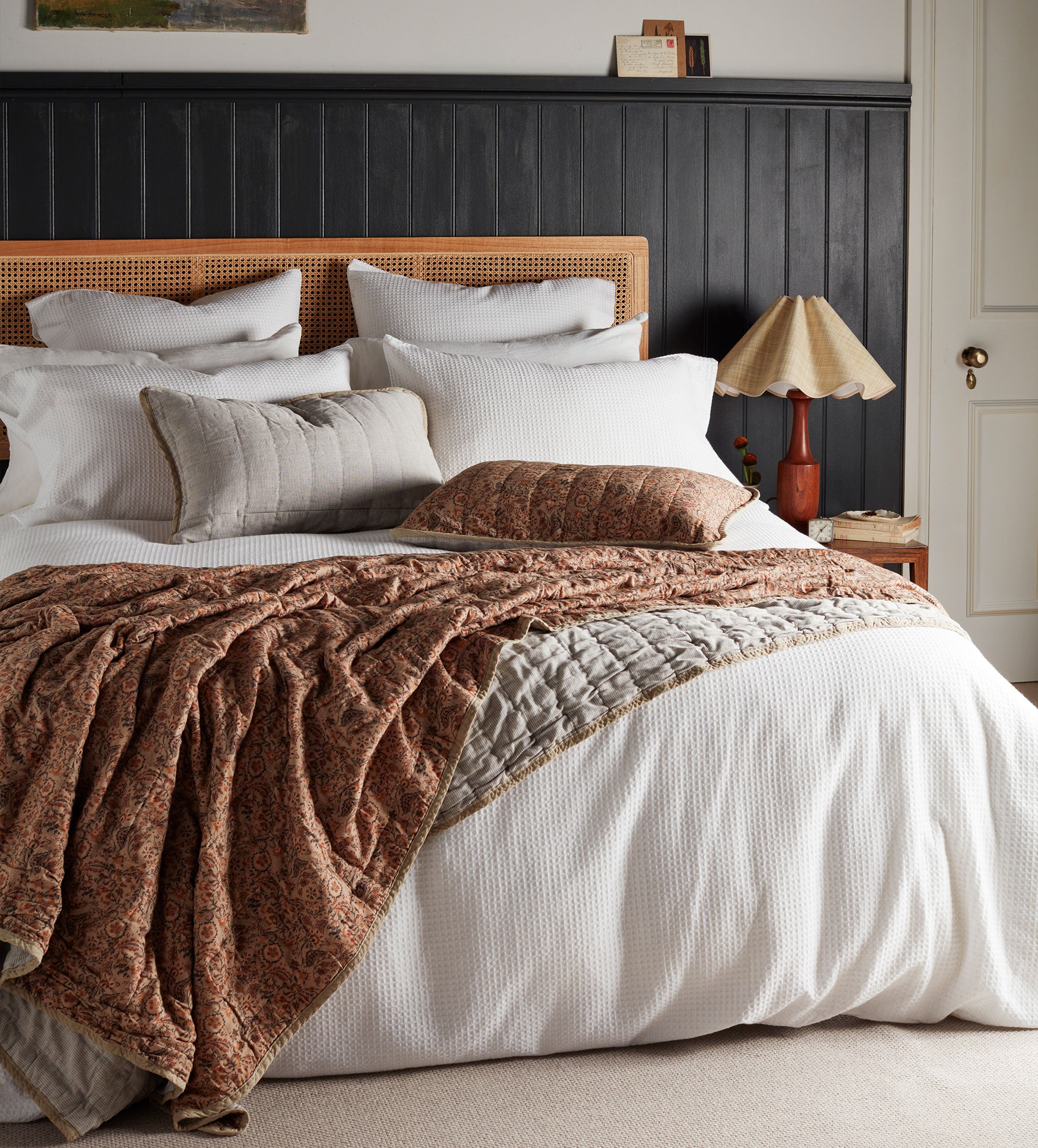 Ellie 100% Cotton Quilted Cushion Cover