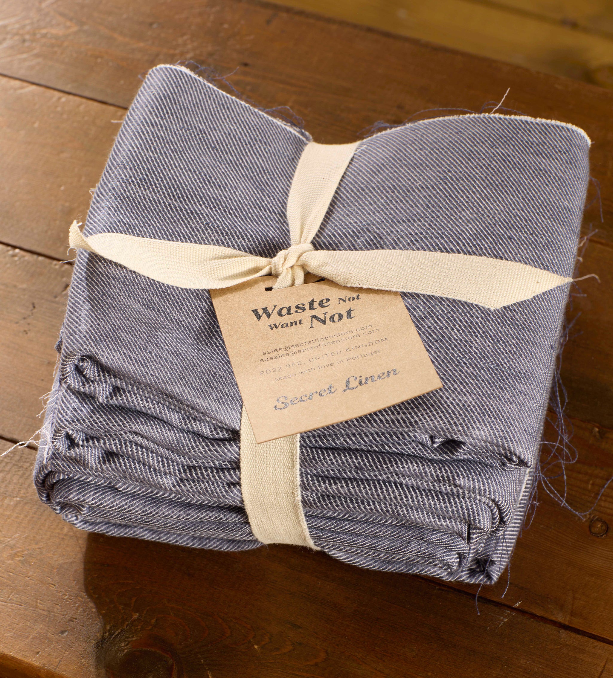 French Blue Twill Waste Not Want Not Parcel