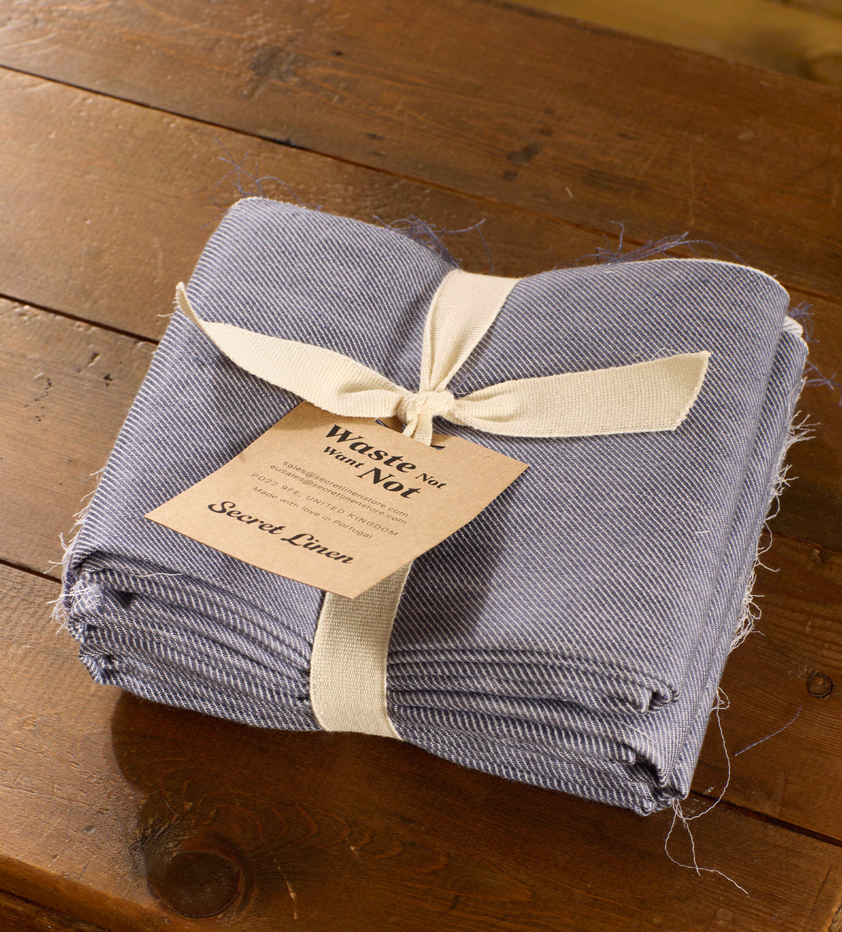 French Blue Twill Waste Not Want Not Parcel