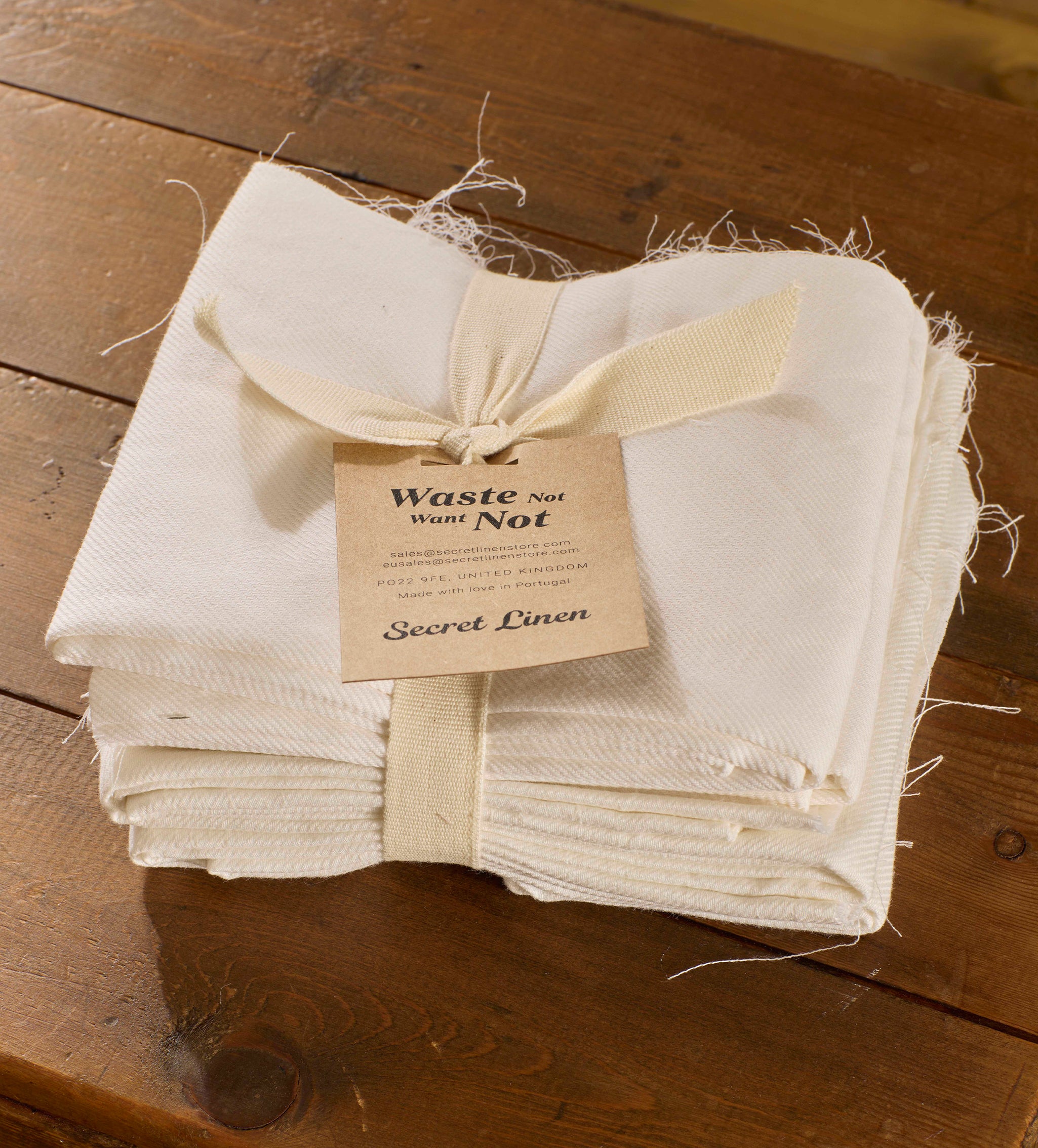 Off White Twill Waste Not Want Not Parcel