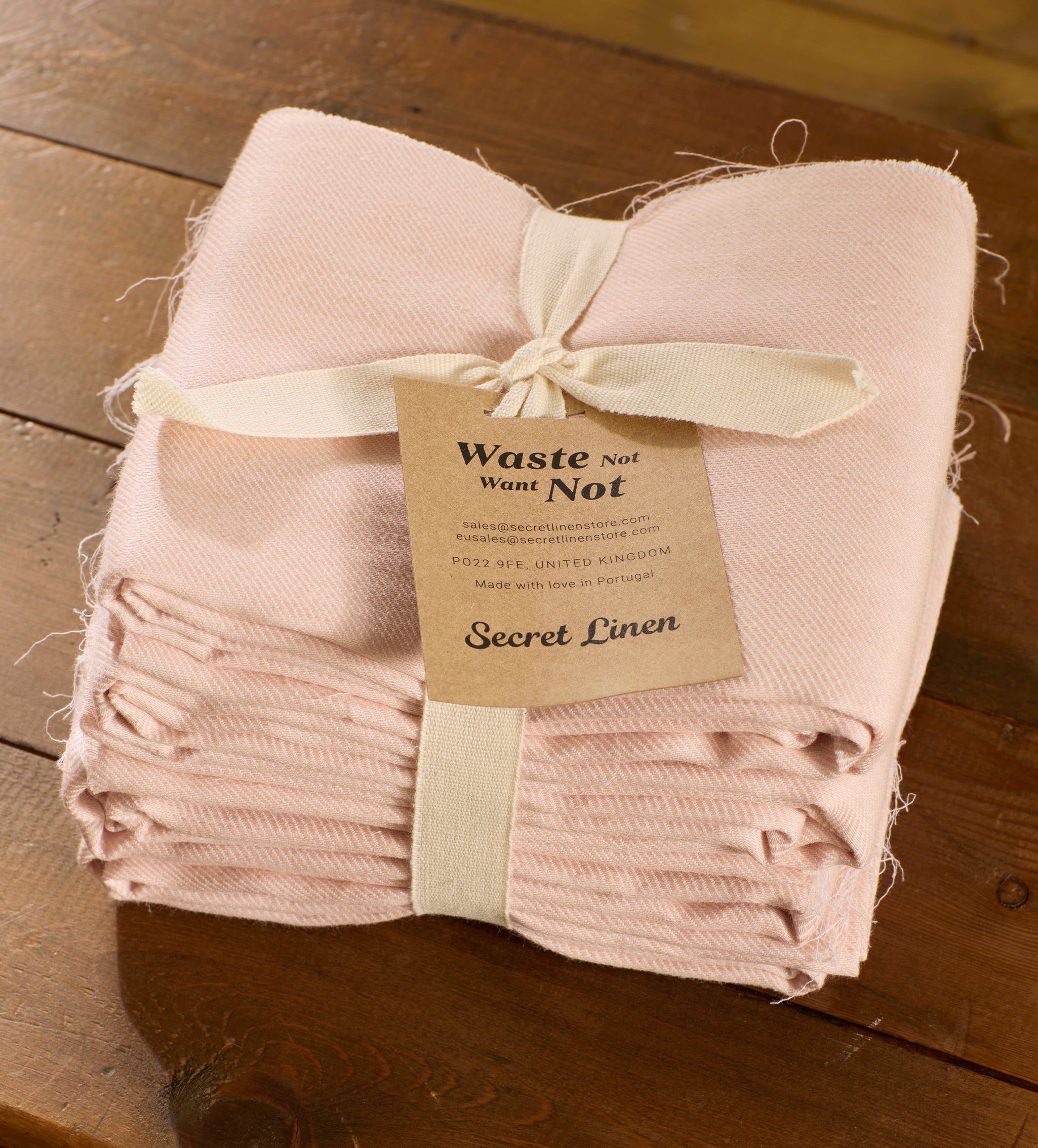 Blush Pink Twill Waste Not Want Not Parcel