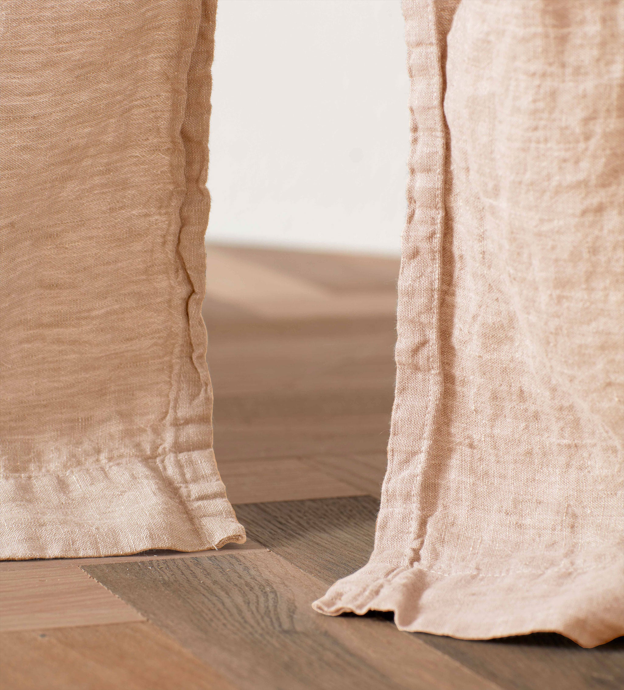Café au Lay 100% Linen Loop Top Curtain (Single)