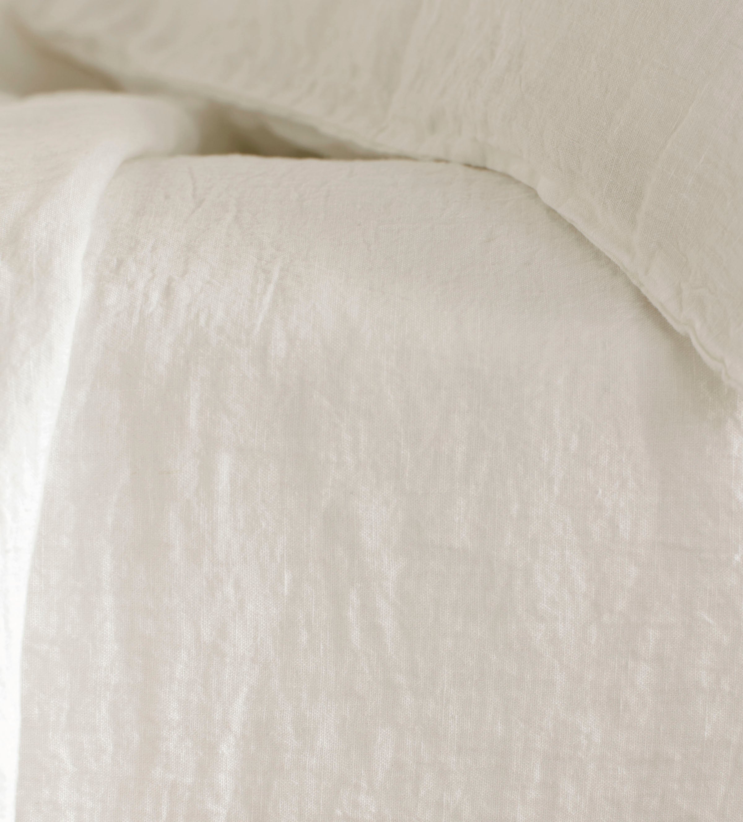 Cream 100 Linen Fitted Sheet Natural Bedding Secret Linen Store