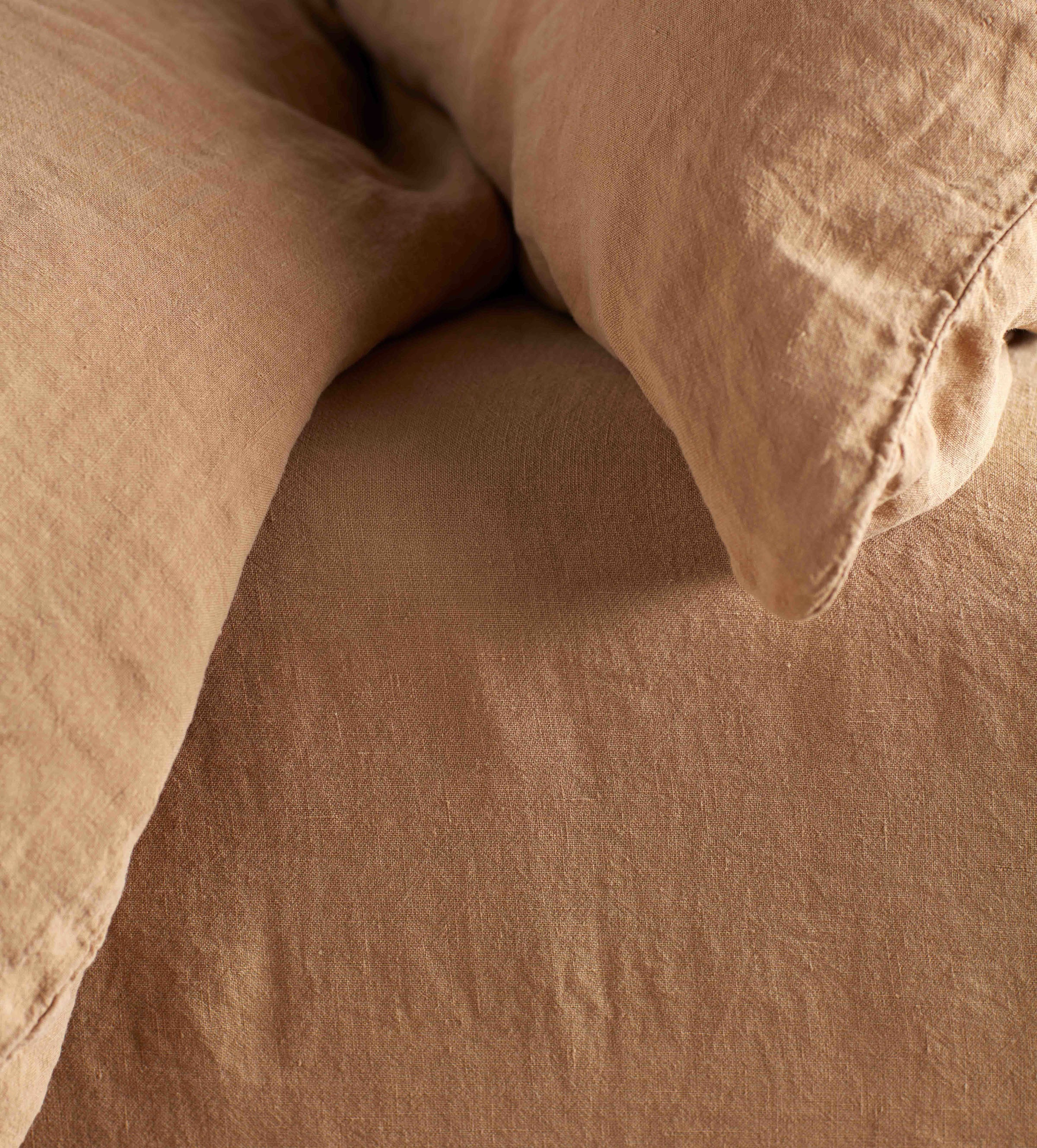 CUMIN 100 LINEN FITTED SHEET