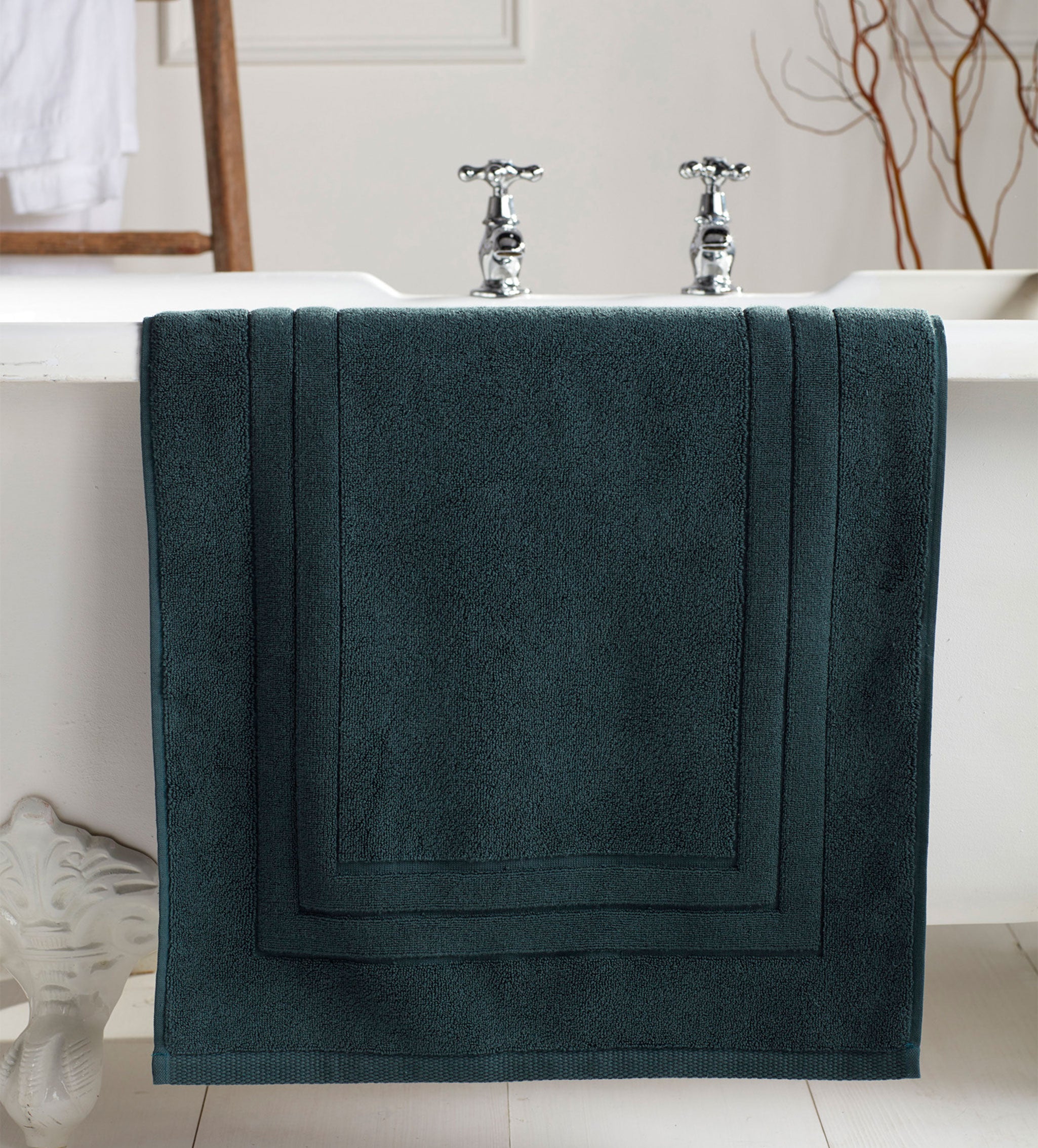 Darkest Spruce Luxury Organic 100% Cotton Towels