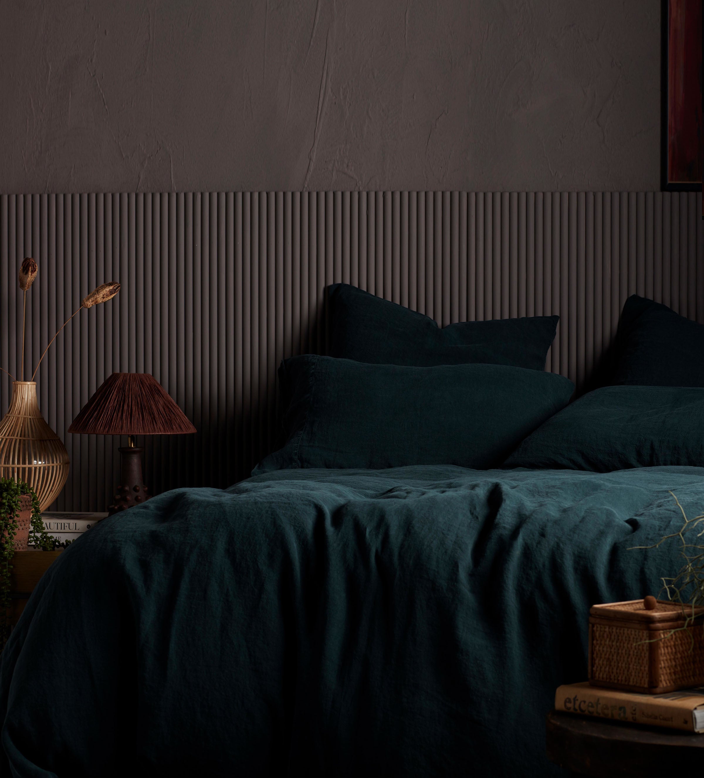 DARKEST SPRUCE LINEN BED LINEN PORT