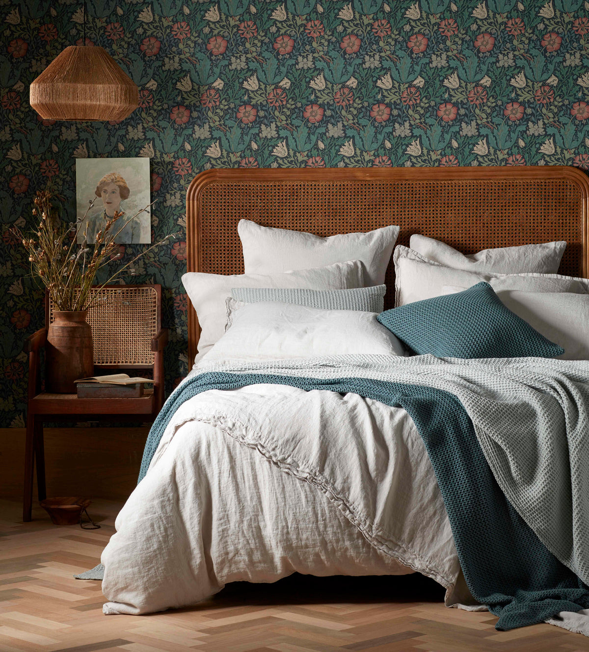PEBBLE GREY LINEN BED LINEN NEW