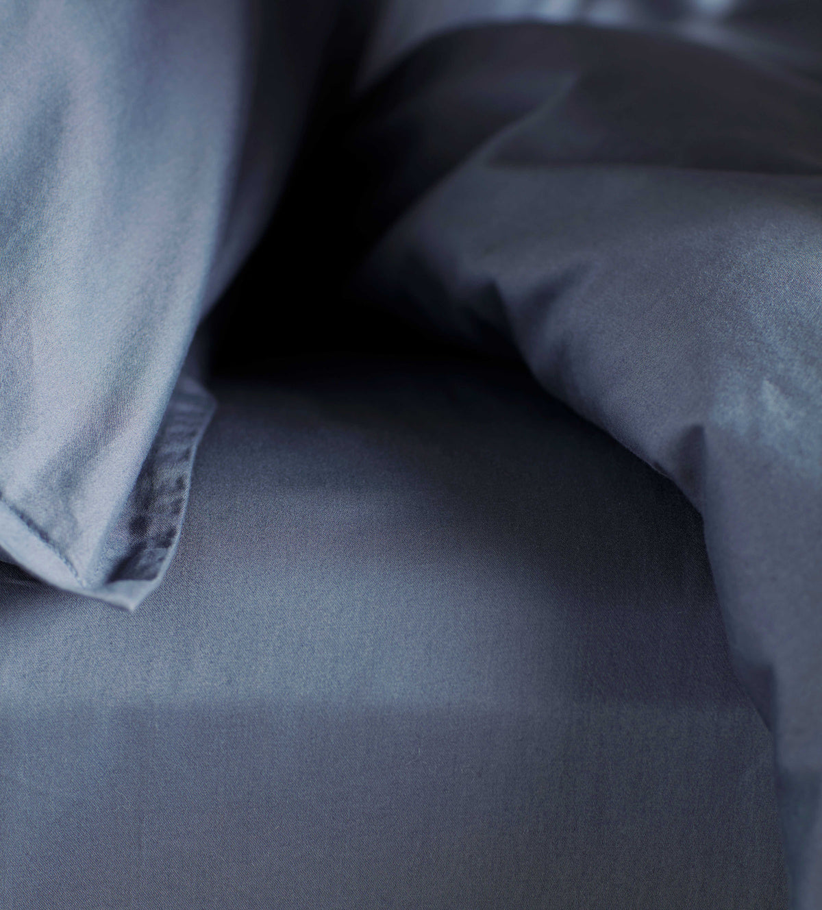 SUPER SOFT SATEEN FRENCH BLUE FITTED SHEET