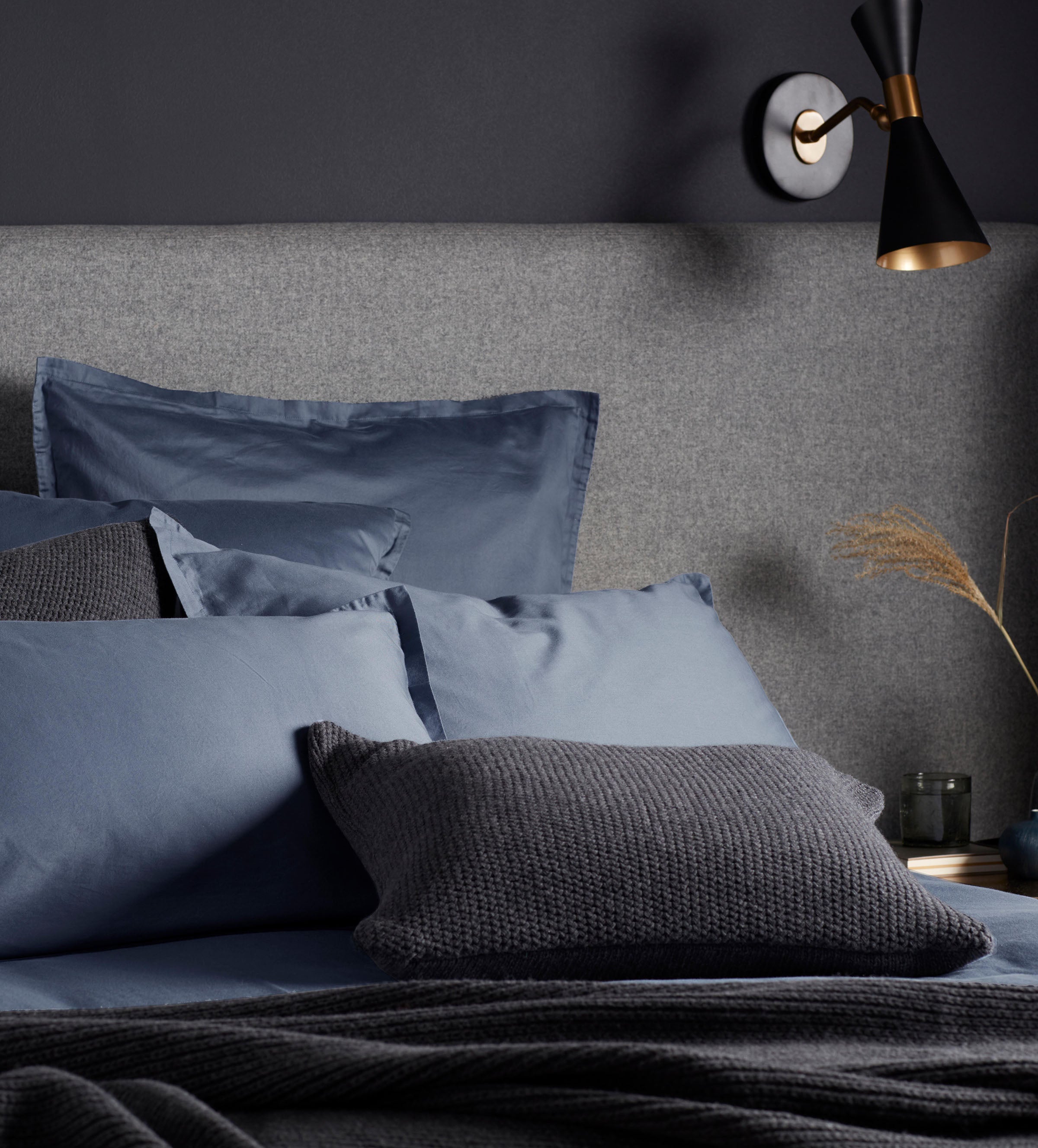 SUPER SOFT SATEEN FRENCH BLUE PILLOWCASES