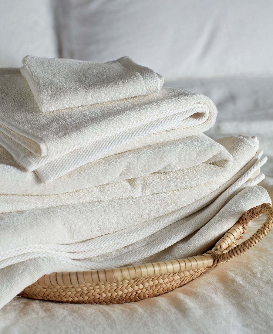 Cream Luxury Organic 100% Cotton Towels