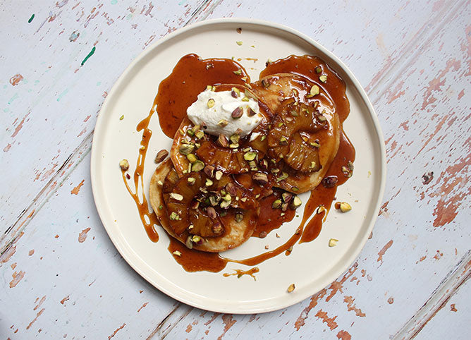 Breakfast in Bed: Cardamom and Pineapple Pancakes