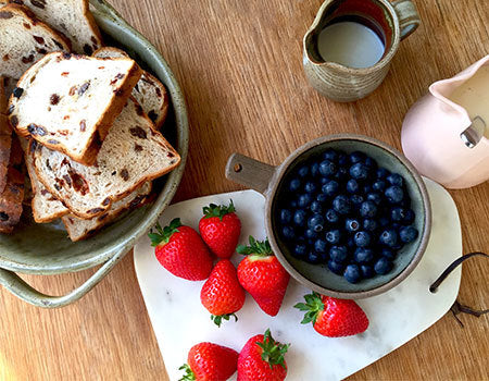 Breakfast in Bed: A Fruity Custard Breakfast Bake