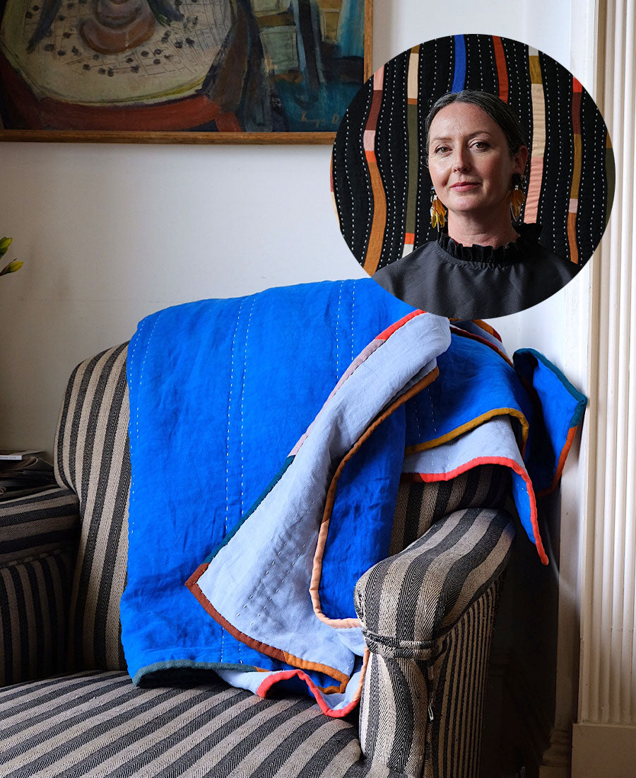 How to make a quilt from a duvet cover