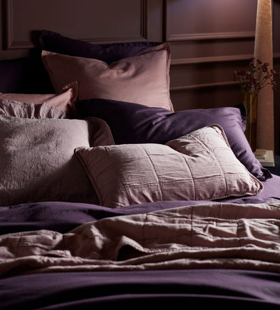 Aubergine Super Soft 100% Cotton Bed Linen