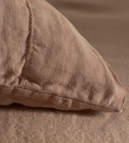 Almond 100% Linen Bed Linen