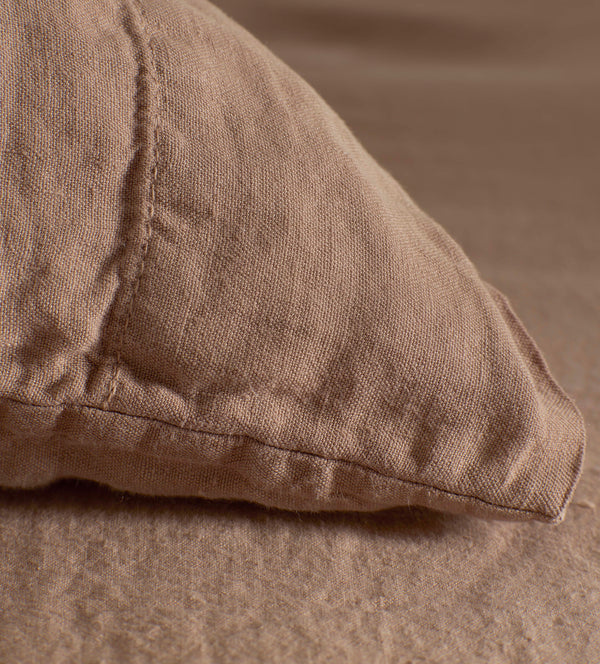 Almond 100% Linen Pillowcase