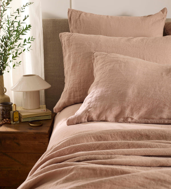 Almond 100% Linen Pillowcase