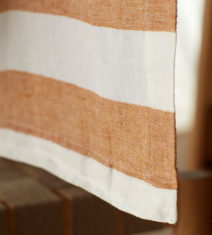 Amber Cora 100% Linen Table Runner