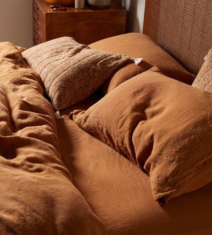 Amber 100% Linen Pillowcase