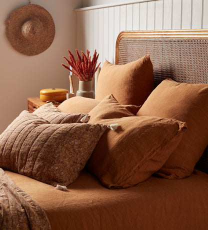 Amber 100% Linen Pillowcase