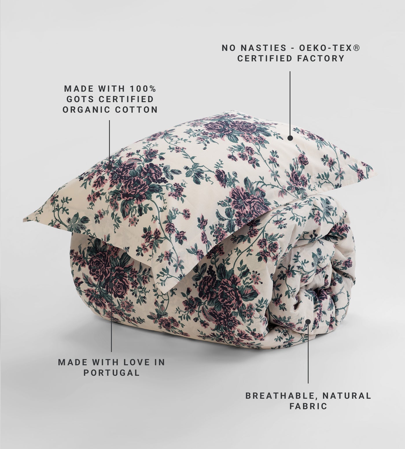 Beatrix 100% Organic Cotton Bed Linen