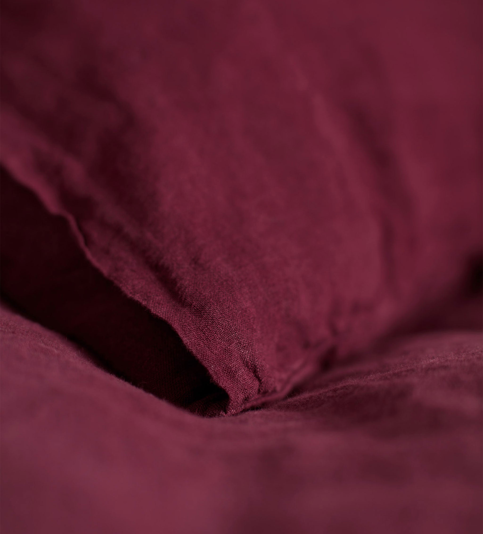 Beetroot 100% Linen Bed Linen