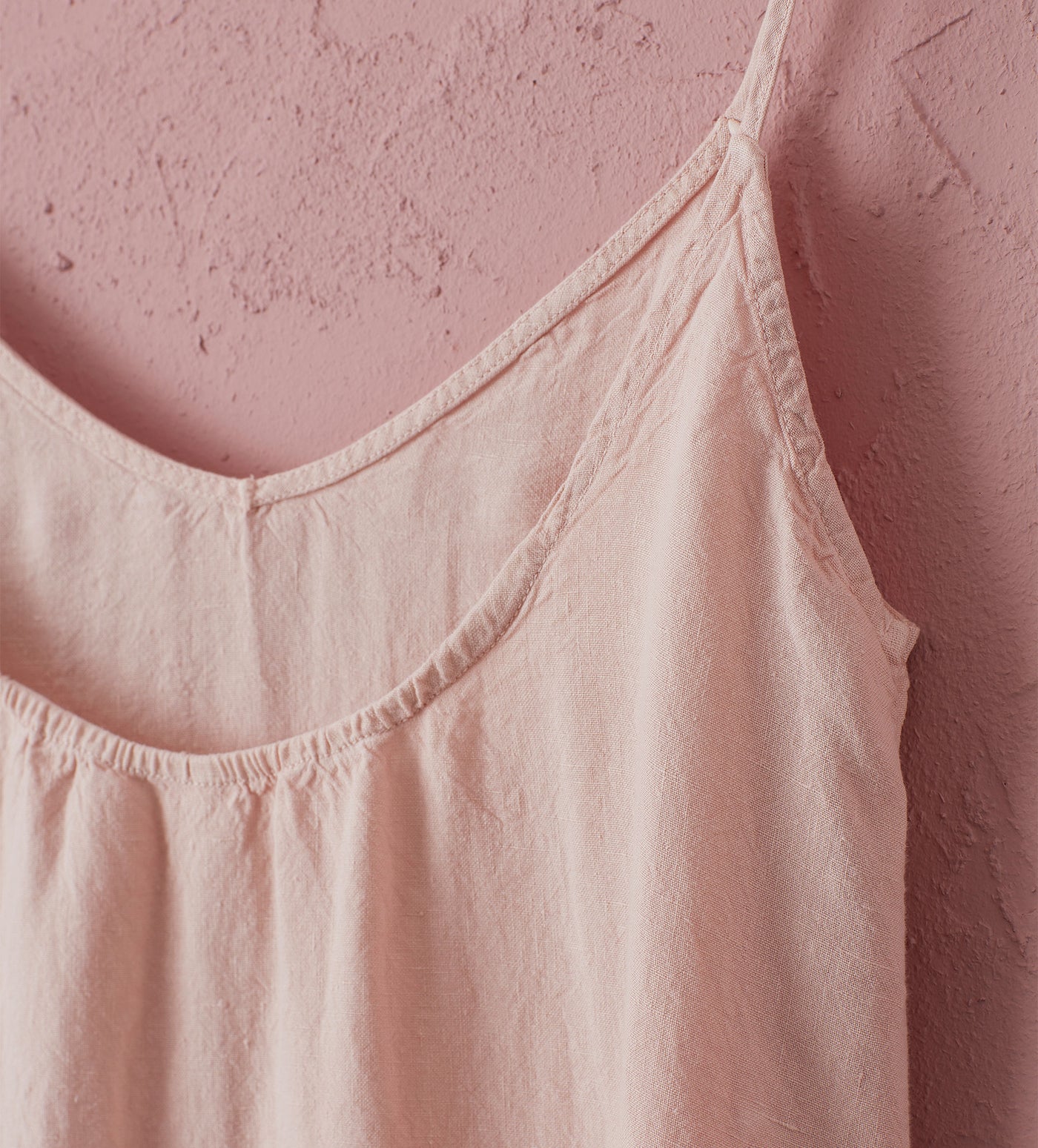 Blush Pink 100% Linen Nightwear