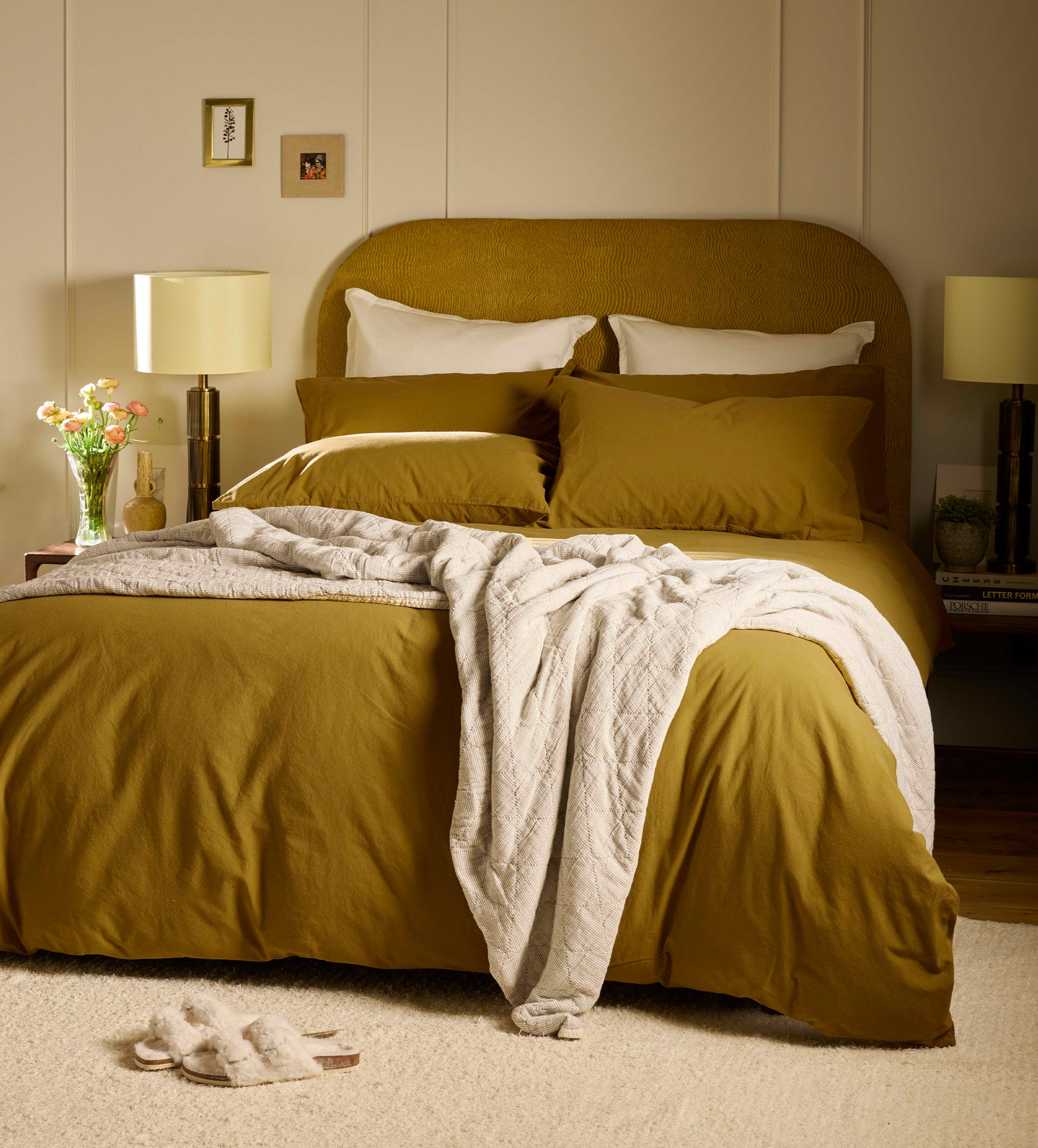 Bronze 100% Organic Cotton Bed Linen