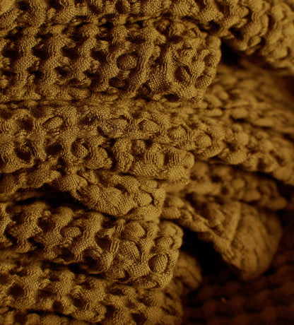 Bronze 100% Cotton Waffle Towel
