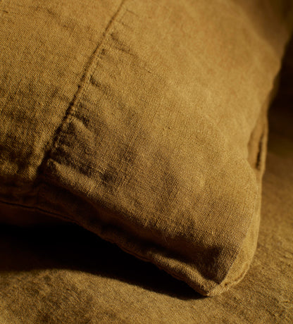 Bronze 100% Linen Bed Linen