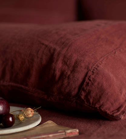 Conker 100% Linen Bed Linen