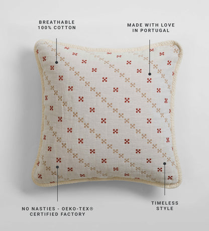 Cassie 100% Cotton Quilted Cushion Cover